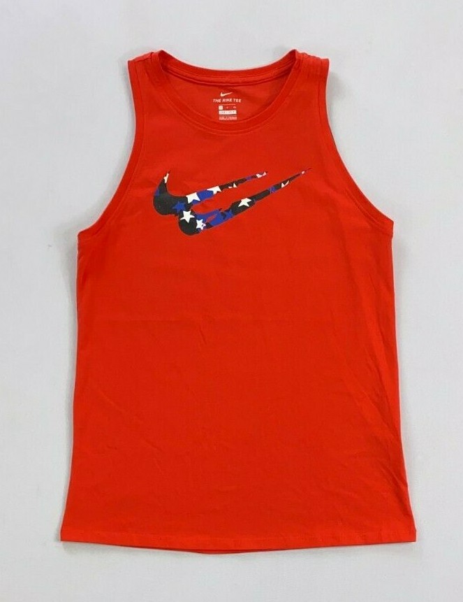 Women’s Nike Move to Zero Standard Dri-Fit Dry USA Patriotic Stars Tank Top NEW