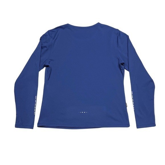 Baleaf Fleece Lined Thermal Base Layer Shirt Thumb Hole Cold Weather Blue XL
