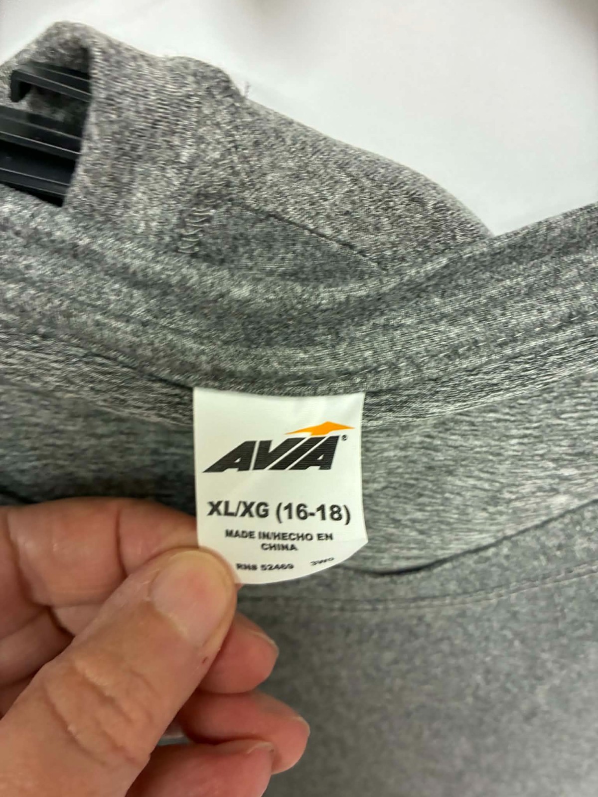 Avia Performance Top Womens XL Gray Long Sleeve 2-Pack Athletic Active 16-18