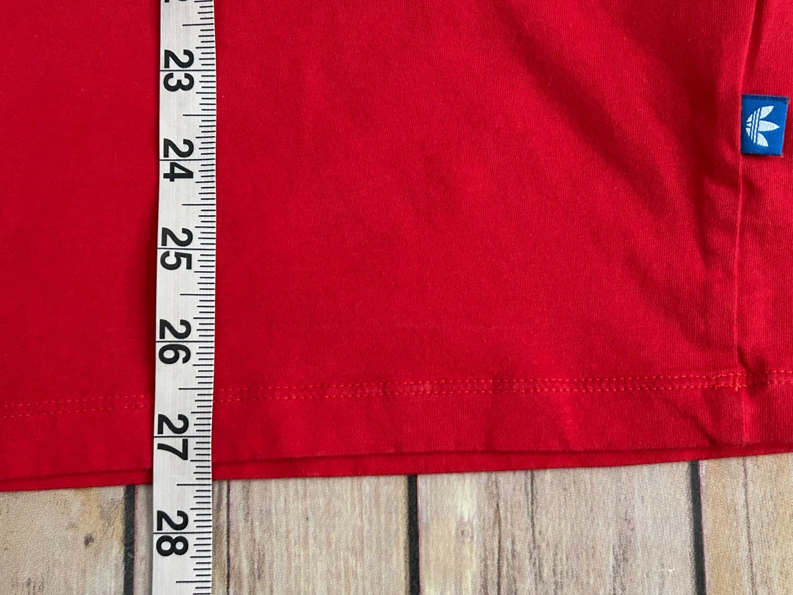 Adidas Adicolor Classics 3 Stripes Short Sleeve Red T Shirt Women’s Size Large
