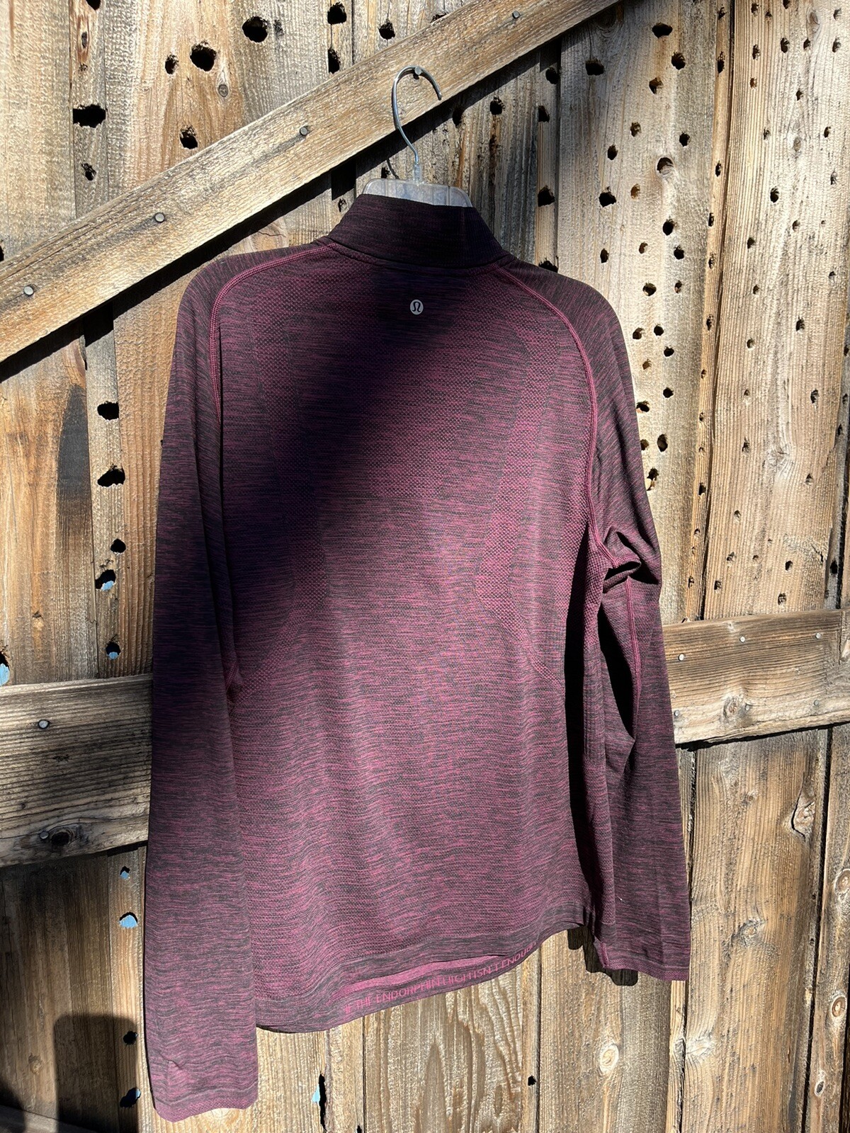 Lululemon Long Sleeve Pullover Maroon Size Large (see Measurements Below)