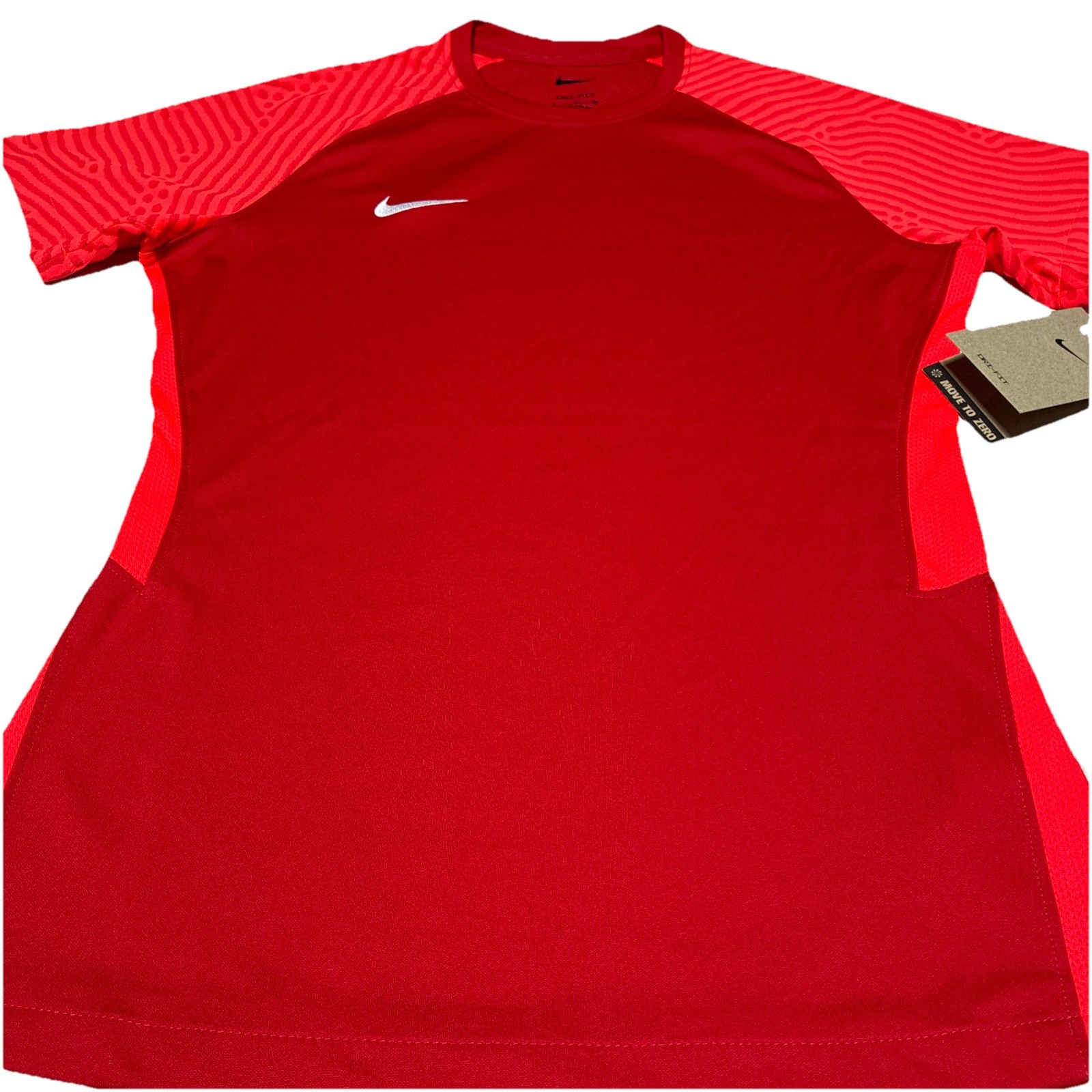 NWT Nike Women’s Dri-FIT Strike 2 Soccer Jersey Red Crimson $50 MSRP Size Small