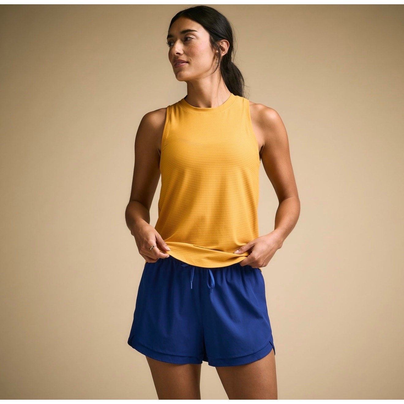 CALIA Renew Tank XS Peach Sherbet Mesh Athletic Workout Top NWT