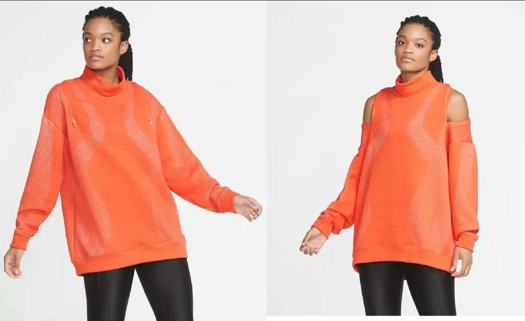 Nike City Ready Mock Neck Tech Pack Running Top S NWT $165 CU5124-837 Oversized