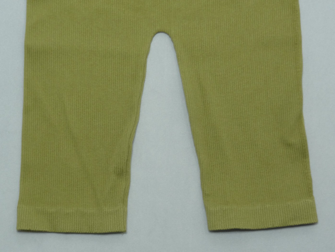 Dynamic Seamless 2 Piece Ribbed Activewear Slim Outfit Gym Green Junior One Size
