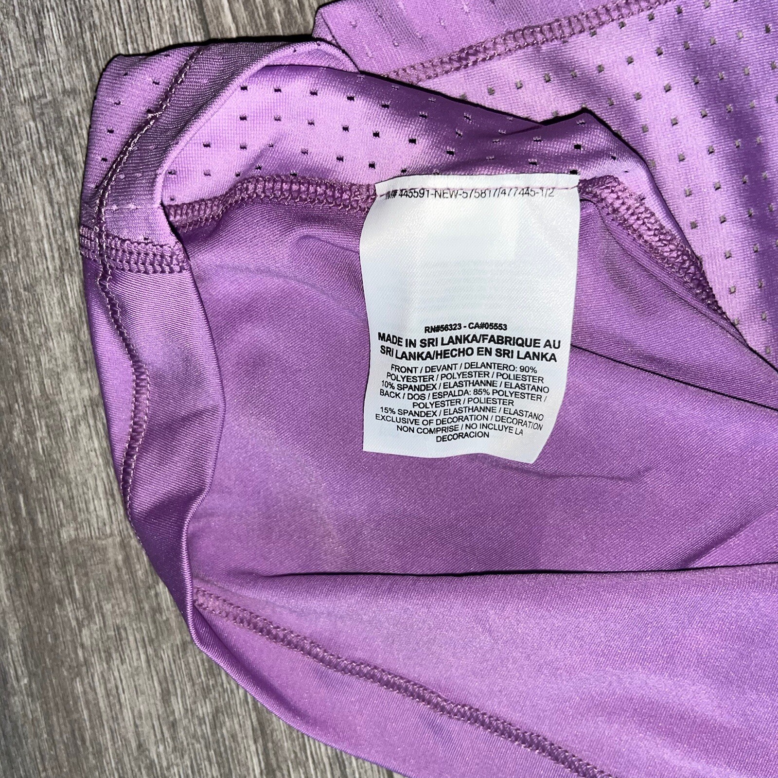 Nike Pro Hypercool Racerback Mesh Tank Top Lavender Purple Womens L Training