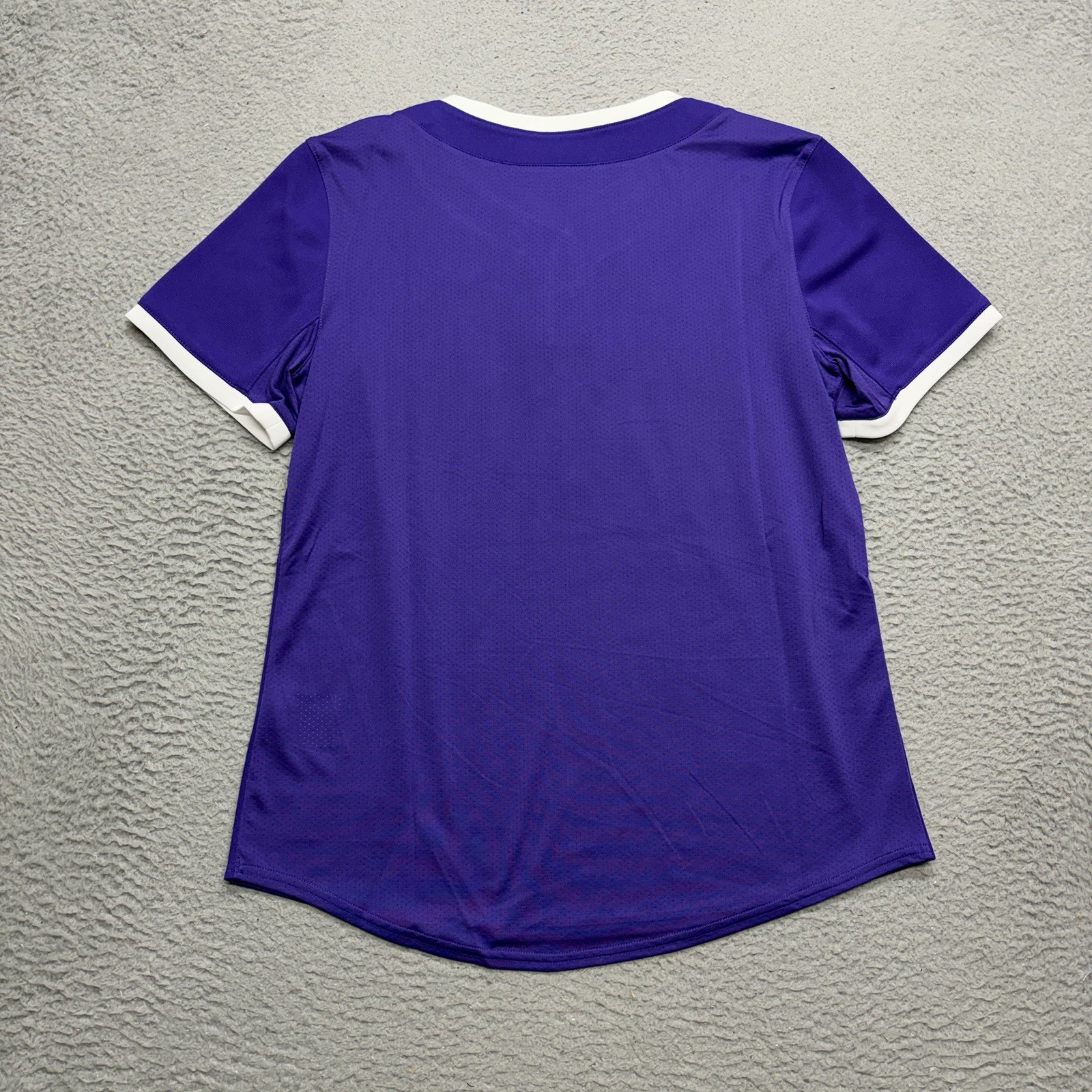 Nike Stock Team Vapor Select2 Button Softball Jersey Women Medium Purple DX8849