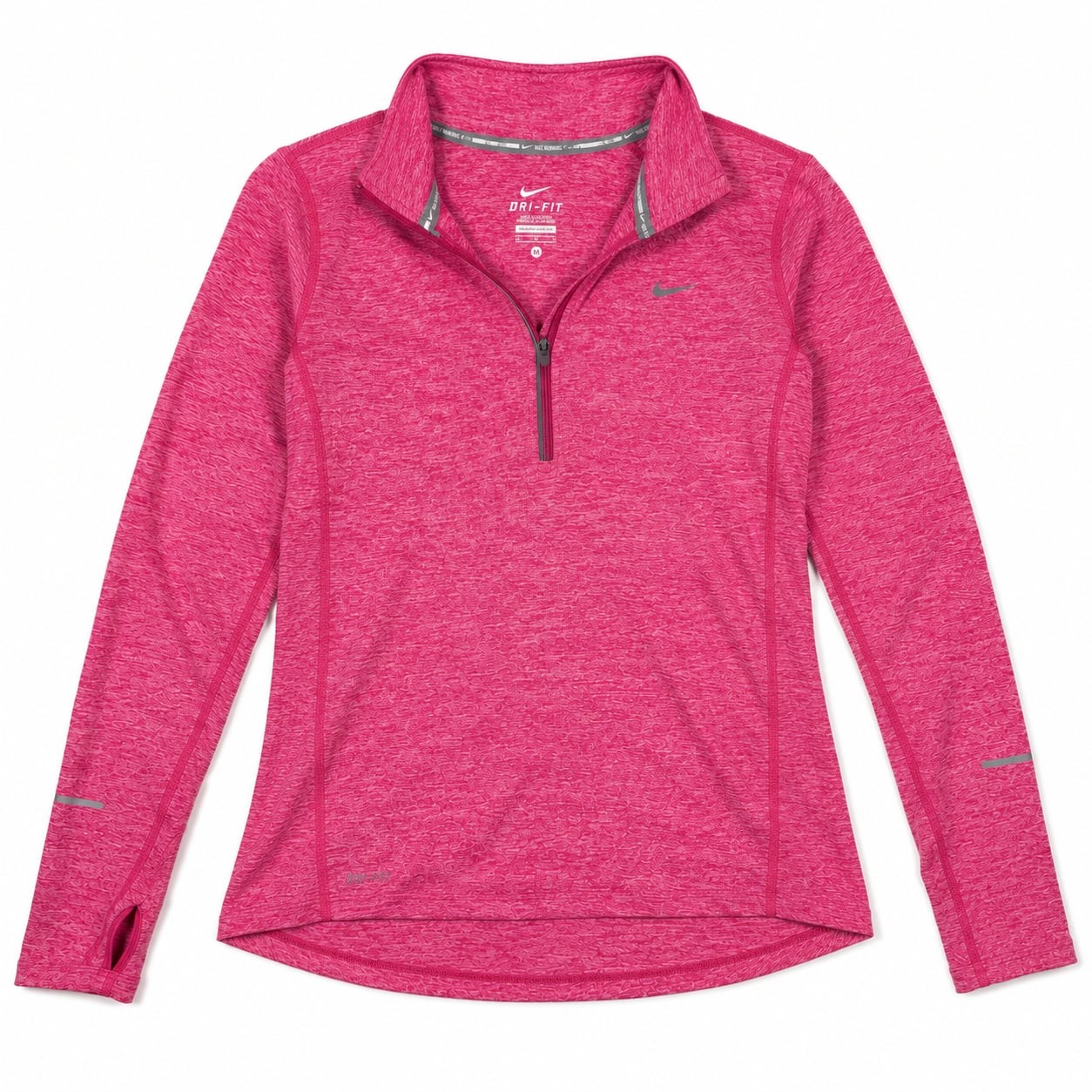 Nike Women’s Dri-FIT Element Half-Zip Running Top in Pink