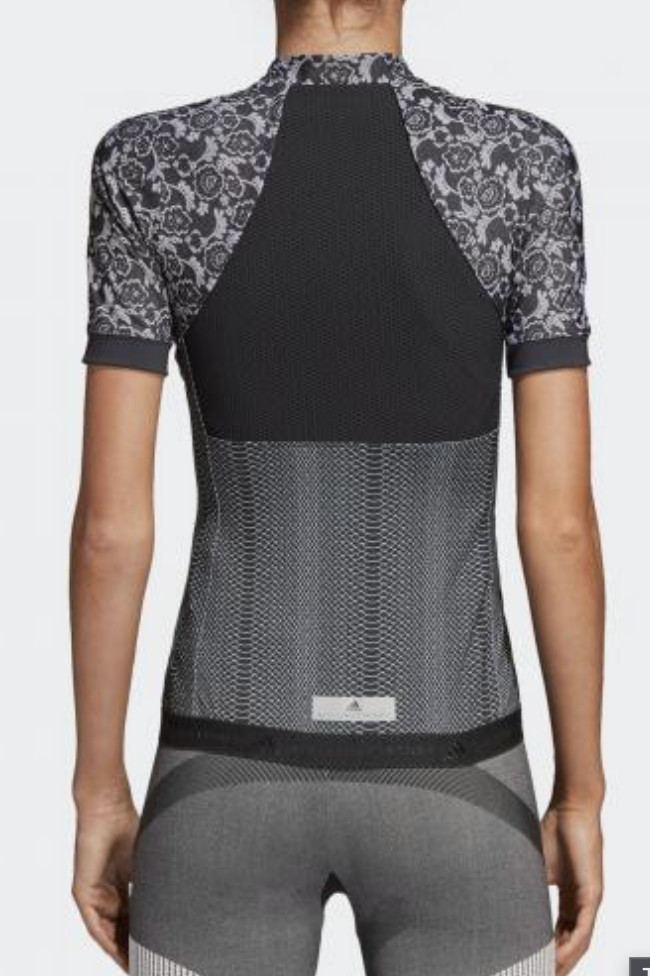 ADIDAS + STELLA McCARTNEY RUN PRINT TEE CZ4140 Floral Jacquard Running sz L Top