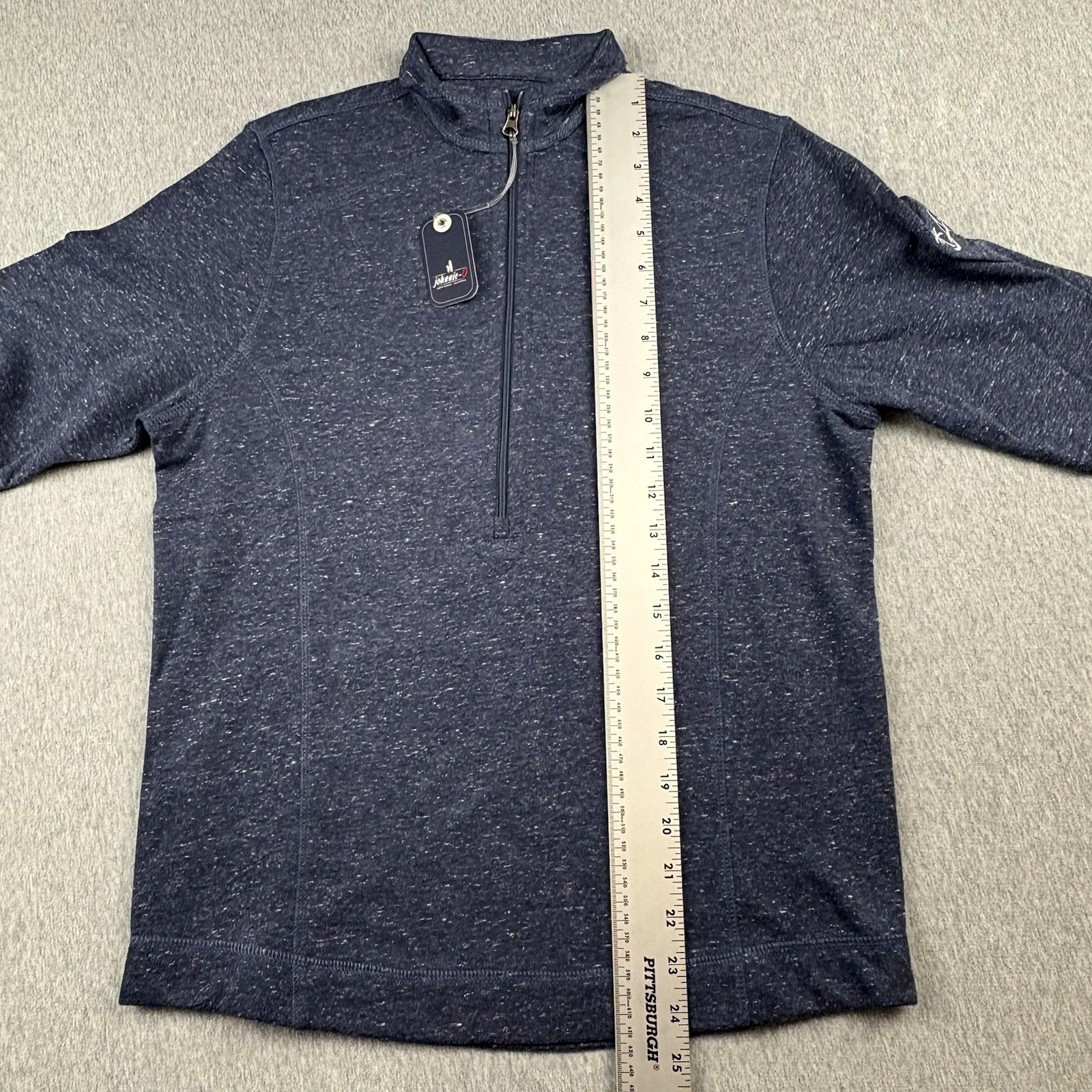 Johnnie-O Kennedy Half Zip Navy Pullover Women’s Size S Golf Atlanta Braves MLB