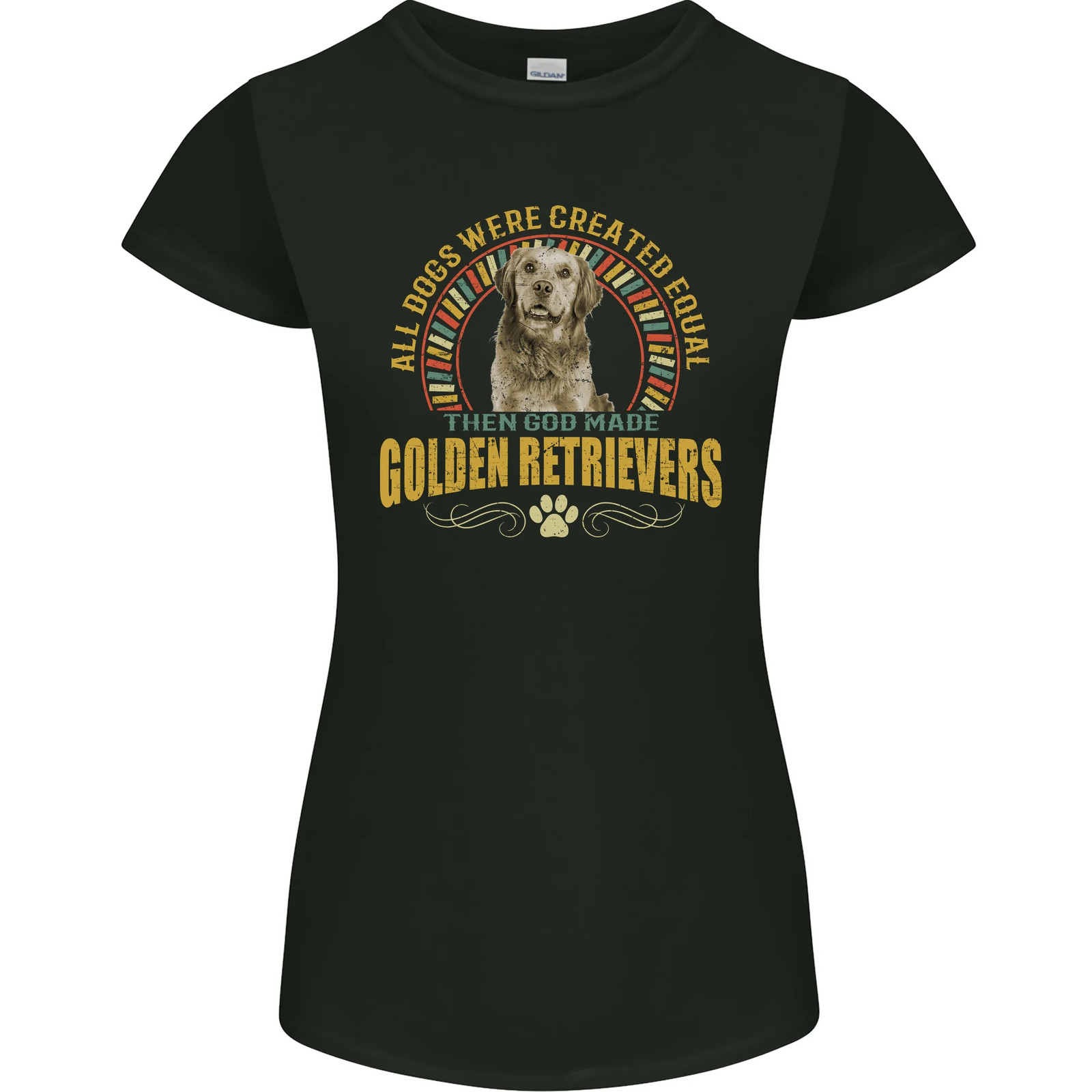 A Retriever Dog Womens Petite Cut T-Shirt