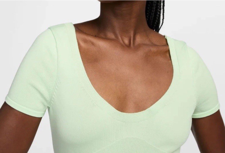 Nike Women’s Sportswear Chill Knit Sweater Body Suit Sz. L NEW Lime Green FN4692
