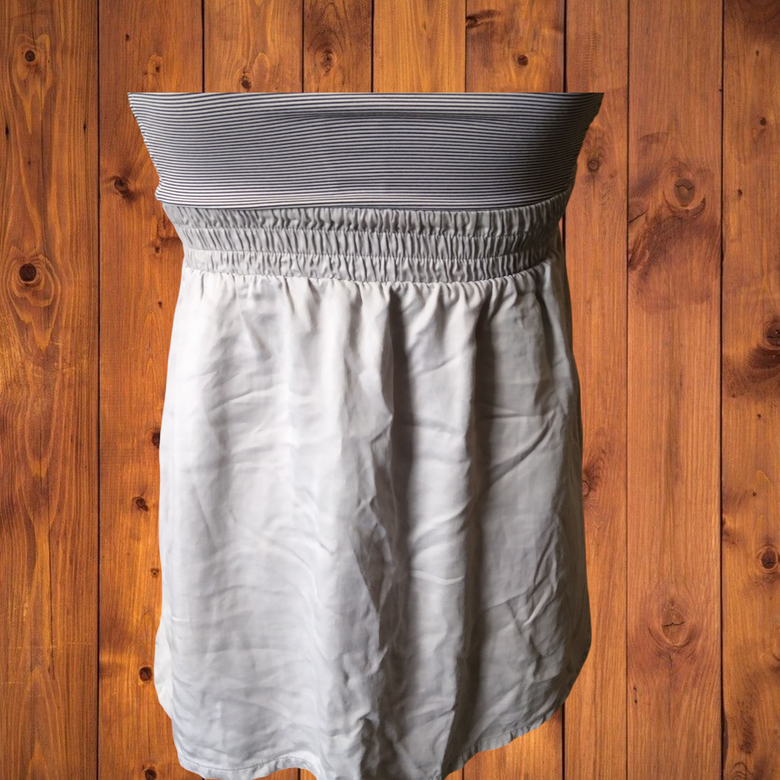 Lululemon Size 4 Spaghetti Strap Empire Waist Built In Bra Gray Tank Top Yoga