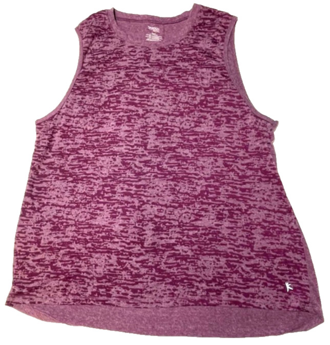 Danskin Now Tank Top Women XL 16/18 Sleeveless Athletic Workout Gym Mauve