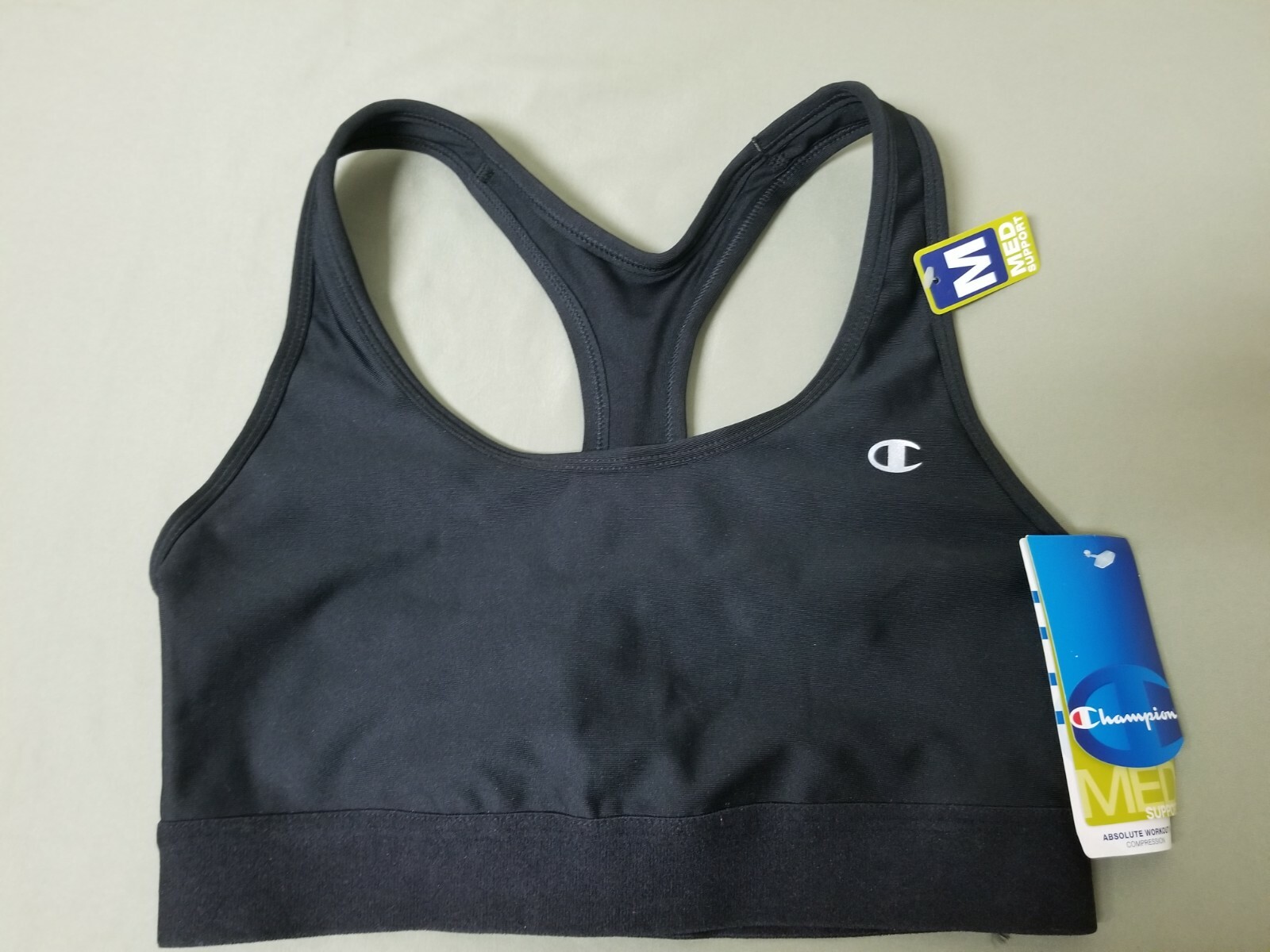 New Womens Champion Med Support Athletic Bra Compression Top.