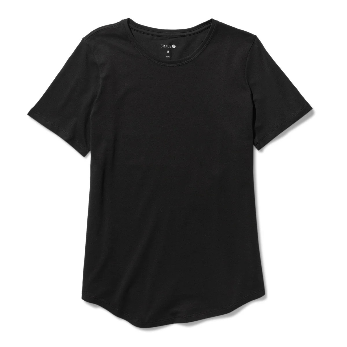 STANCE WOMEN’S GET SET PERFORMANCE S/S BLACK T-SHIRT sz S