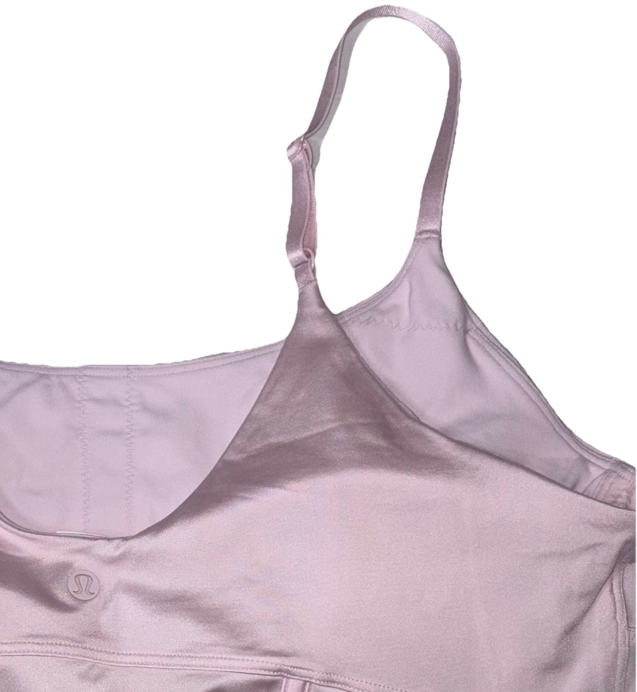 NWT💖LULULEMON💖SIZE 12💖ALIGN TANK C/D*SATIN💖ADJUSTS💖AUTHENTIC💖BLISSFUL PINK