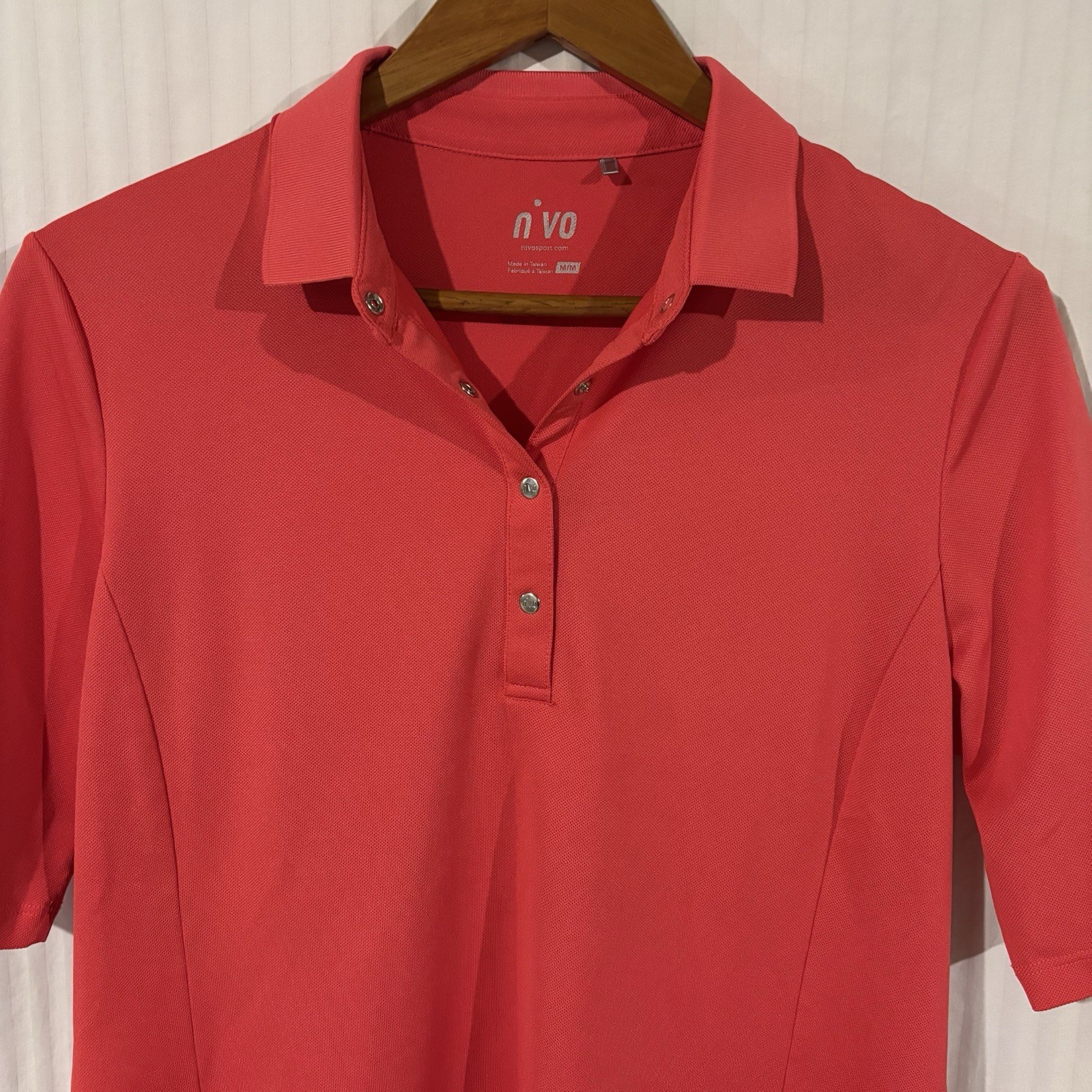 Nivo Polo Shirt Womens Small Golf Performance Stretch Medium Short Sleeve GG-17