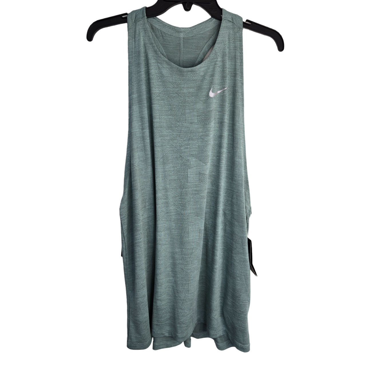 Nike Mossy Green Racerback Back Slit Standard Fit Women’s Training Tank Top XL