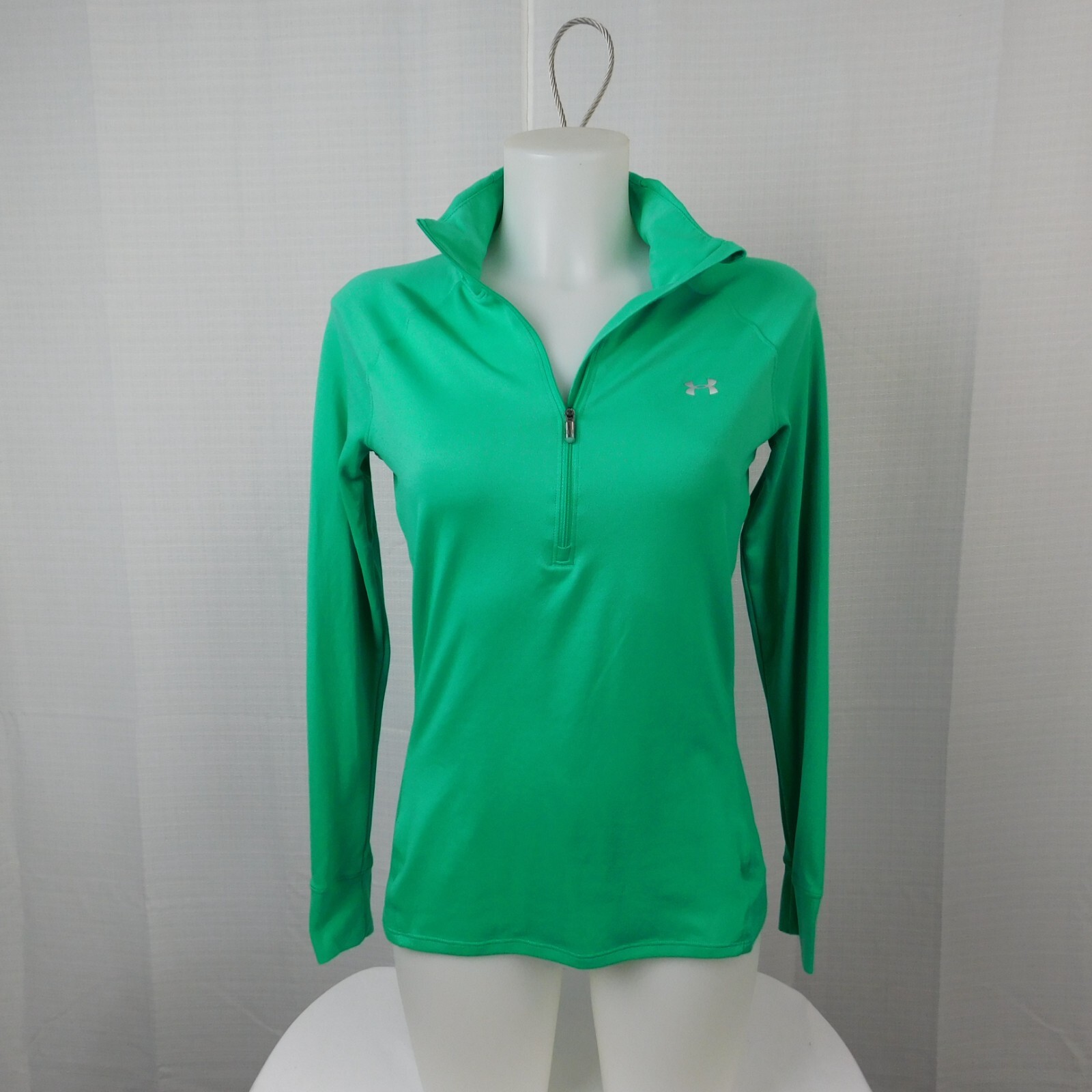 Under Armour All Season Gear Half-Zip Semi-Fitted Pullover – Green, Small #4094