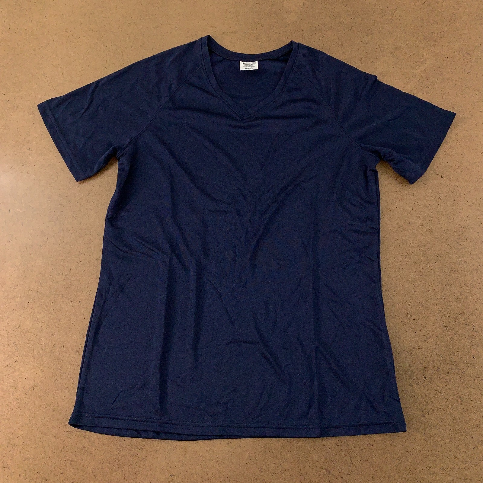 Augusta 2792 Ladies Size Medium Navy Blank Attain Wicking Raglan Sleeve Tee New