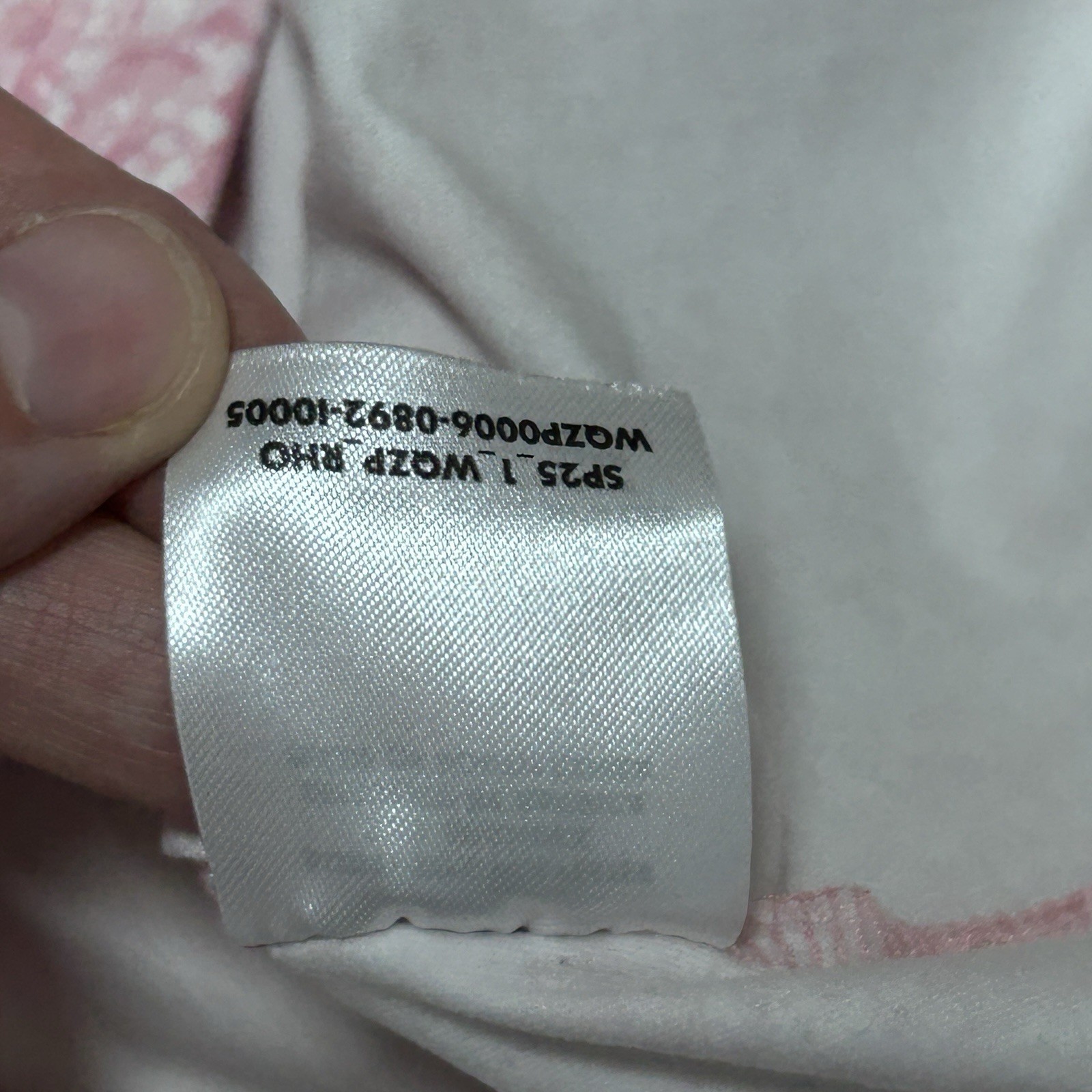 Rhoback Pullover Womens XL Pink & White 1/4 Zip Performance Golf Stretch