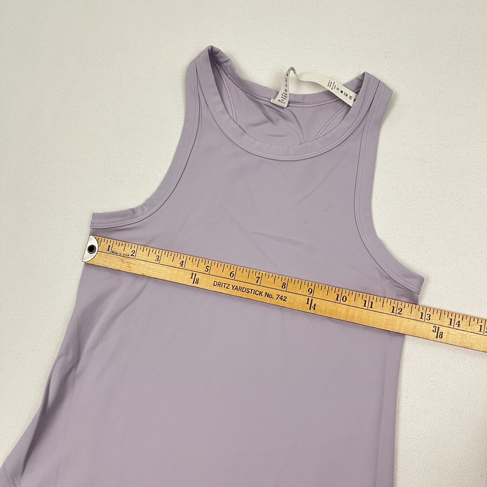 Lululemon Align Hip Length Racerback Tank Top Size 4 Faint Lavender Purple Yoga