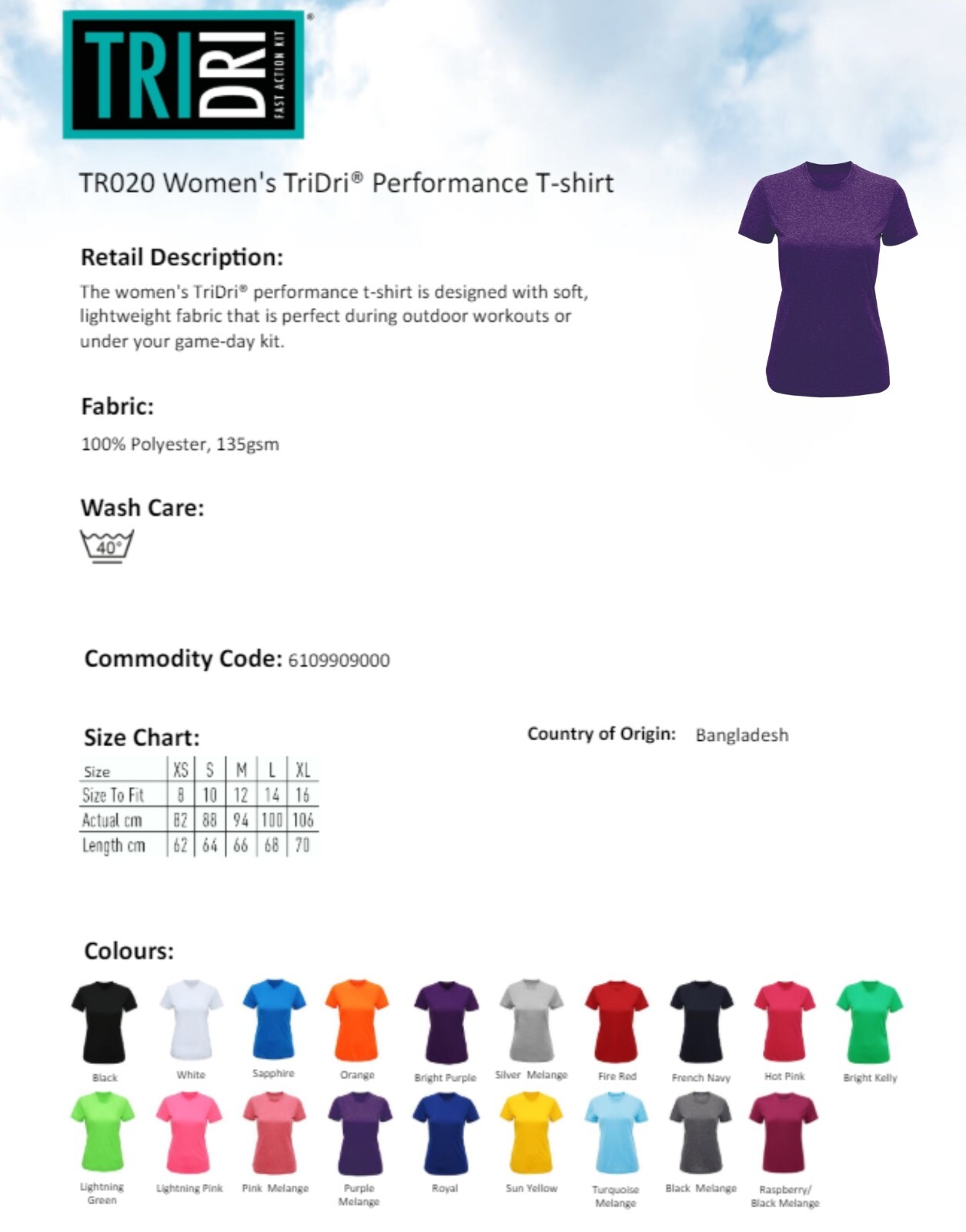 Womens Cool Performance T Shirts Summer Sports Running Gym Fitness Workout Top