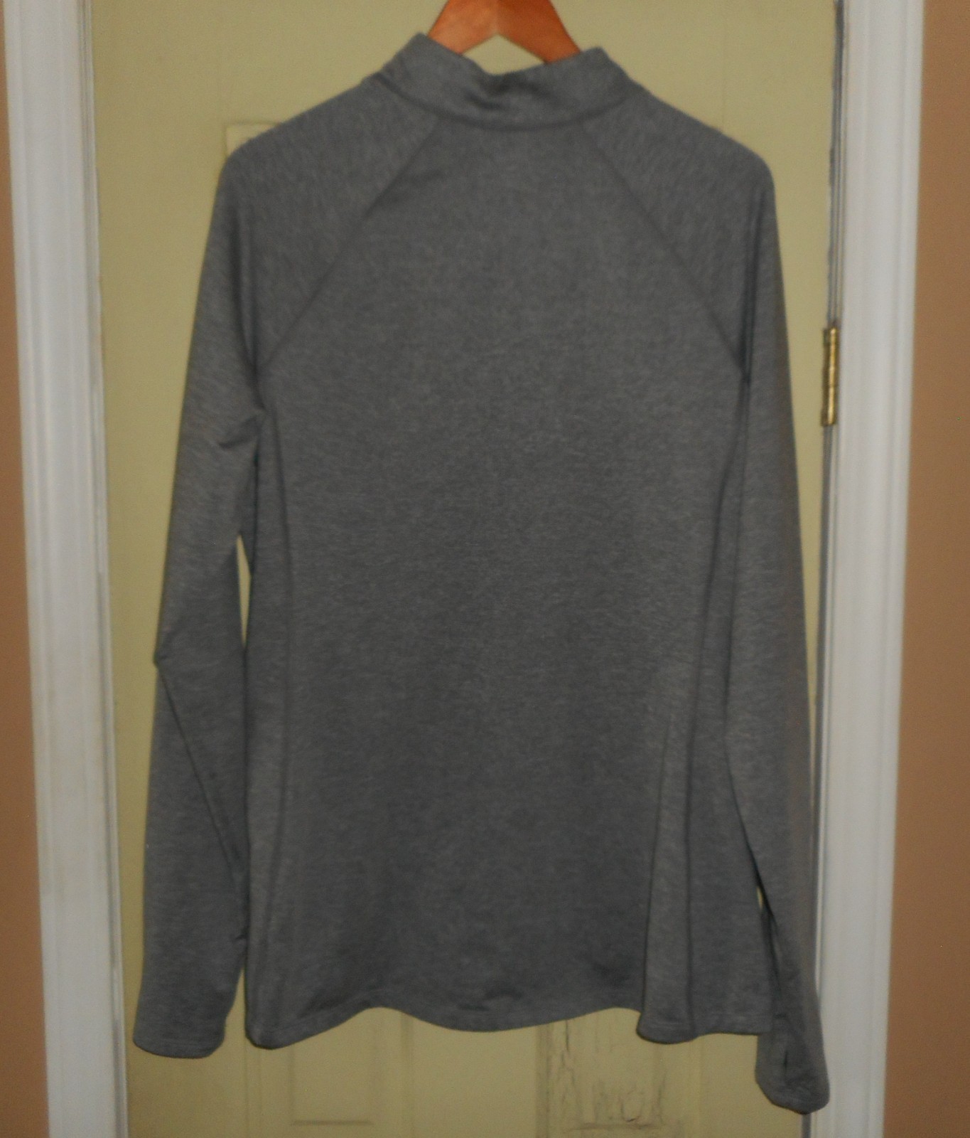 Old Navy Active Go Dry 1/4 Zip Pullover – Womens XL Tall – Gray – Thumbholes