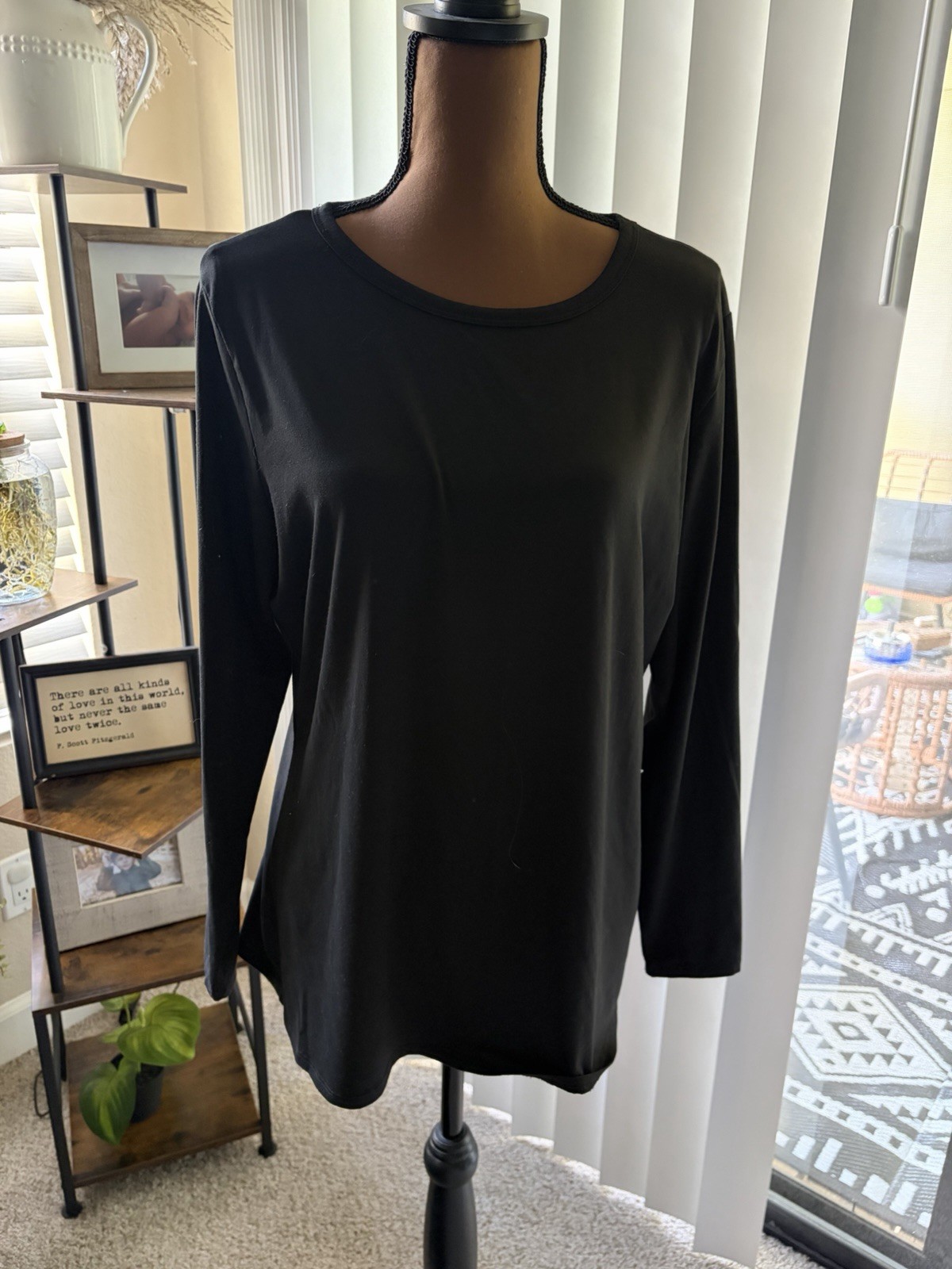32 Degrees Heat Black Long Sleeve Thermal Top XXL Lightweight Base Layer