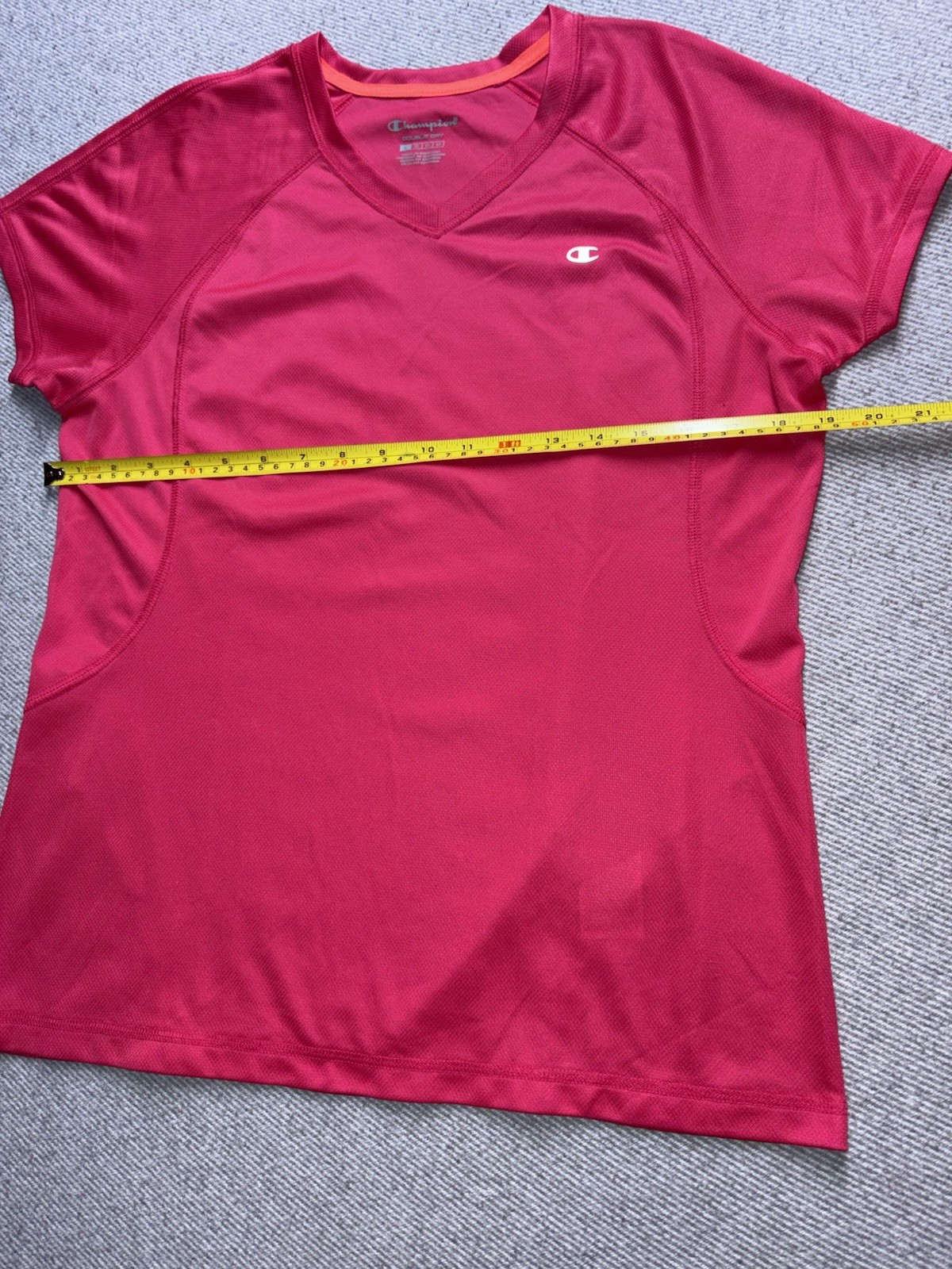 Champion Double Dry V-Neck Performance Shirt Women’s Large