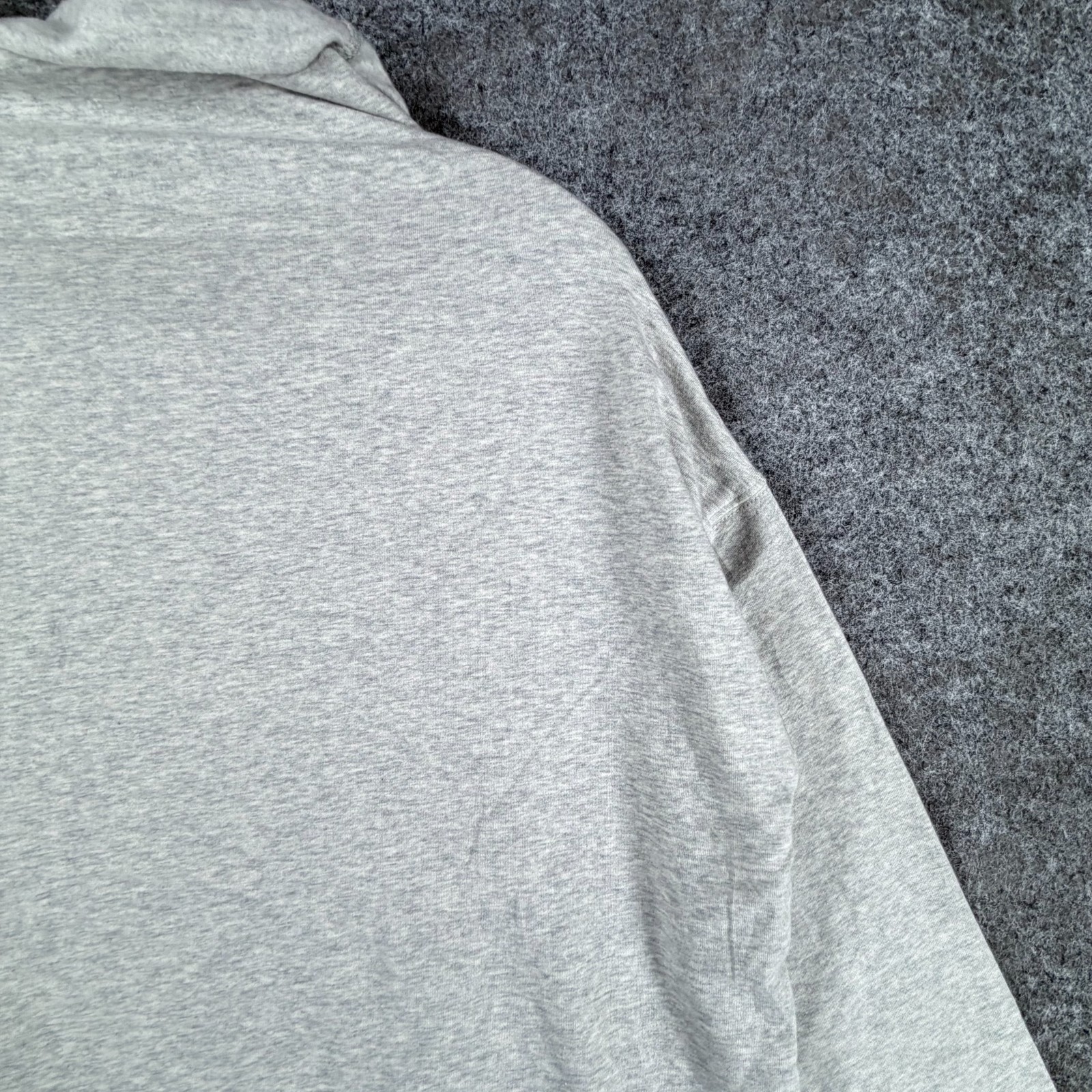 NWT Nike Yoga Fleece Pullover Training Top Womens XS Gray Core Brushed Cowl Neck