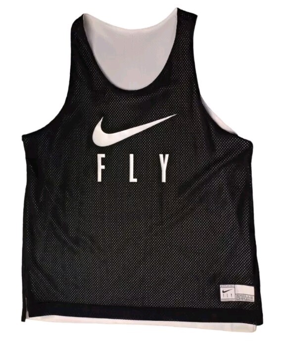 NWT- Nike Womens Swoosh Fly Reversible Basketball Jersey Large