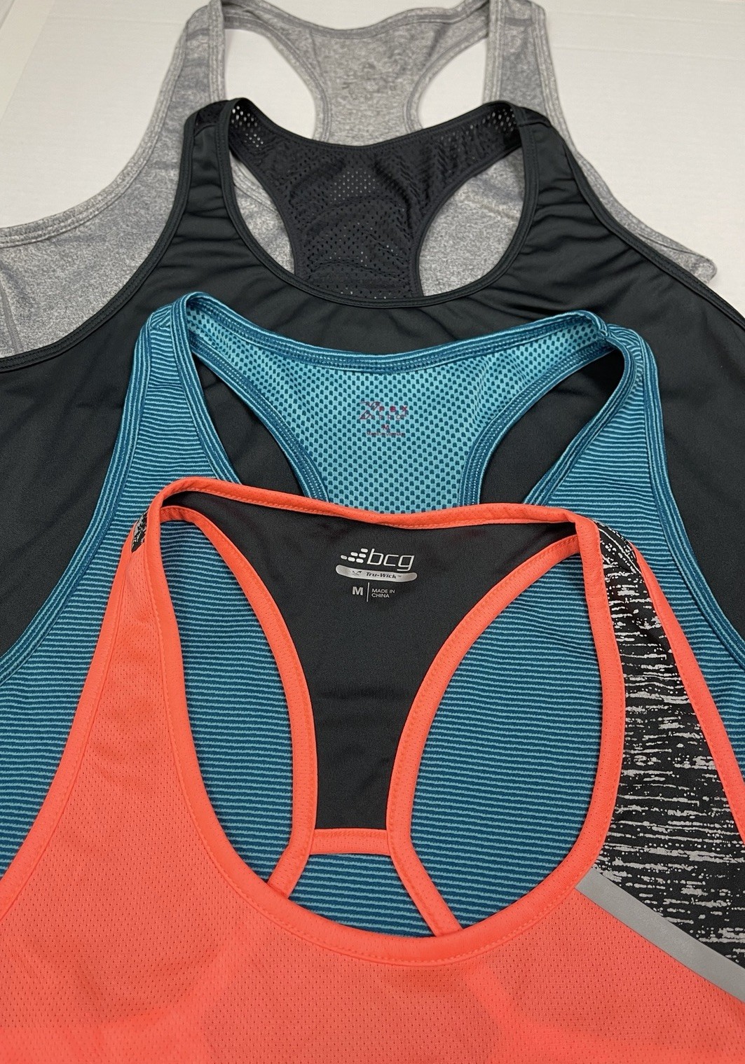 Women’s Mixed Active Top Lot Size Medium BCG, Icy Zone, Danskin Now Gym Shirts
