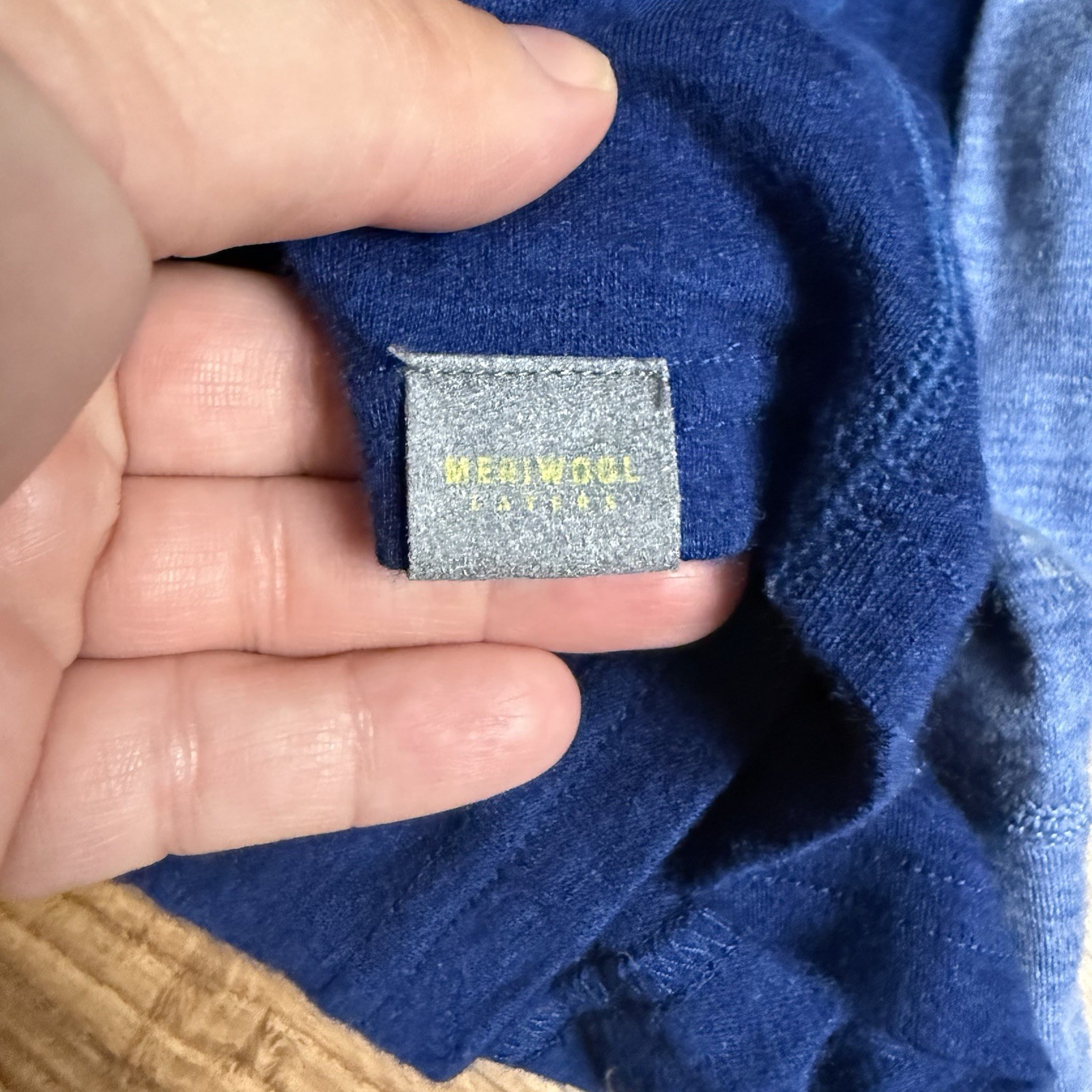 Meriwool Layers Extra Fine Pure Merino Wool Pullover M 1/4 Zip Base Layer 250g