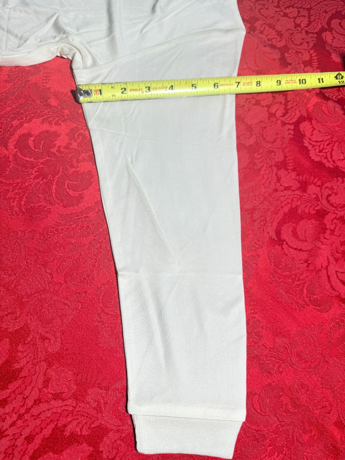 WinterSilks Base Layer Set Long Sleeve Top and Pants 100% Pure Silk Size M NEW
