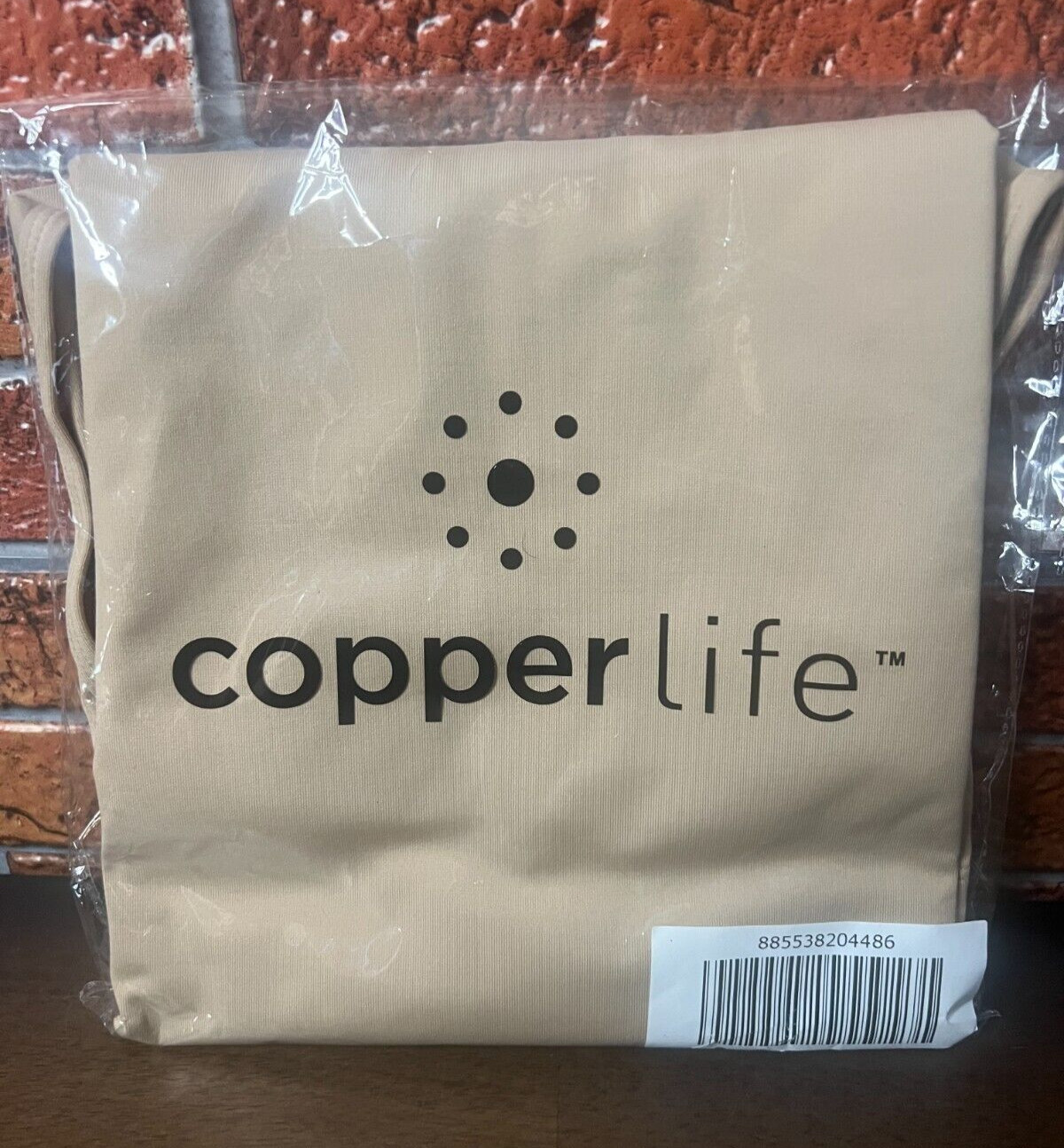 Copper Life Women’s Plus Size 3XL Lower Back Support Compression Tank Nude