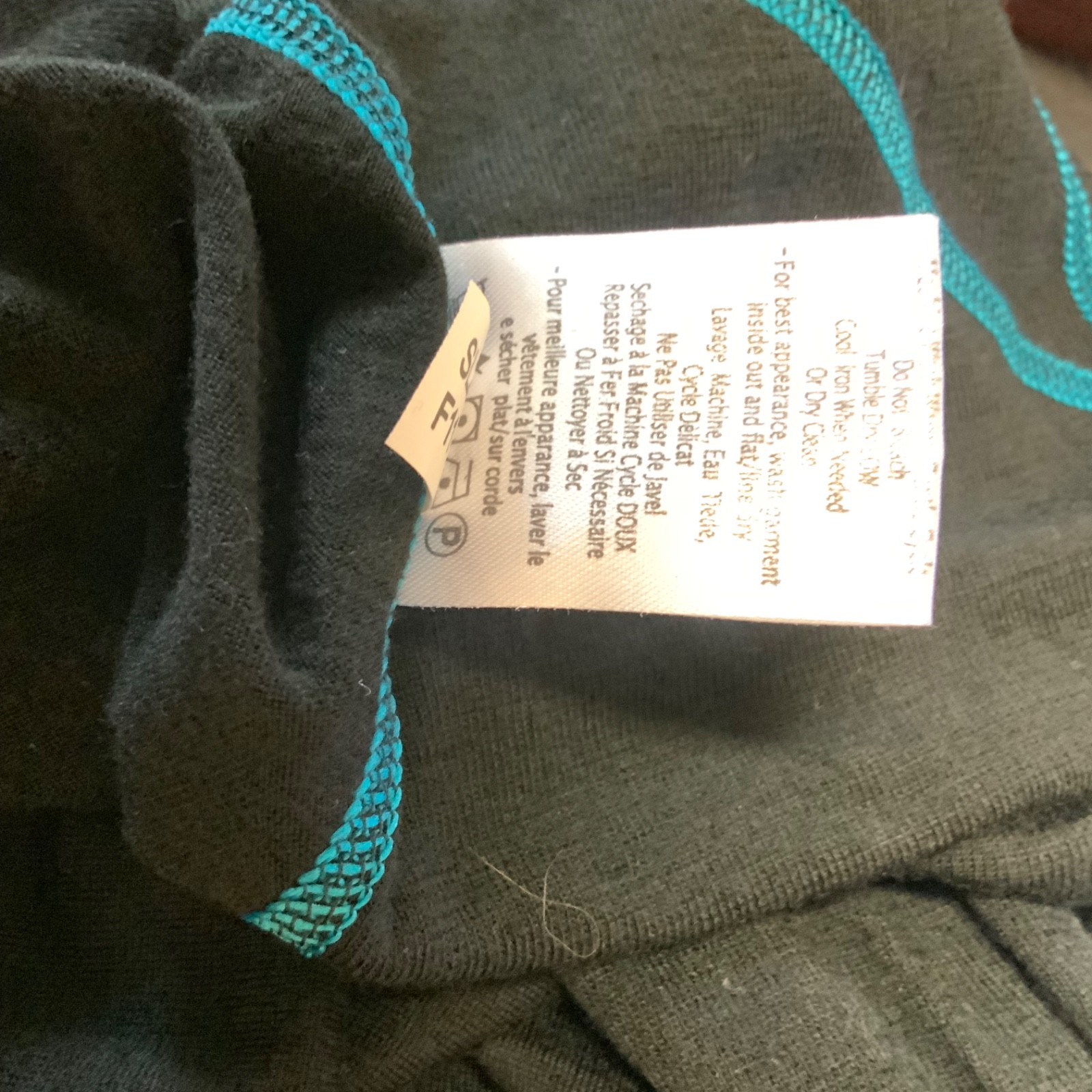 Smartwool Merino Wool Black Base Layer Top Women’s Medium Gorpcore Raglan