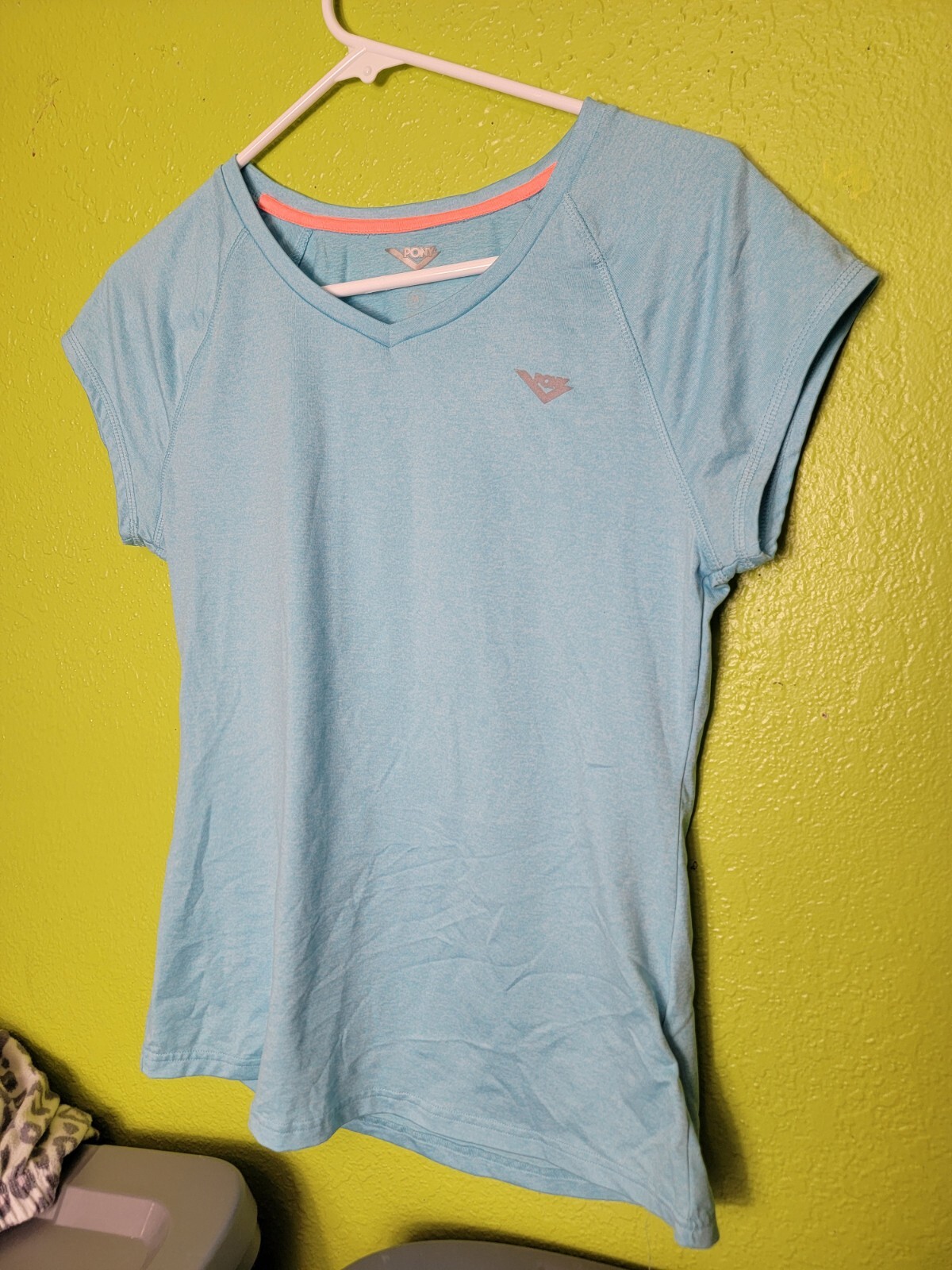 PONY Brand Athletic Top Light Blue Womens Medium Workout