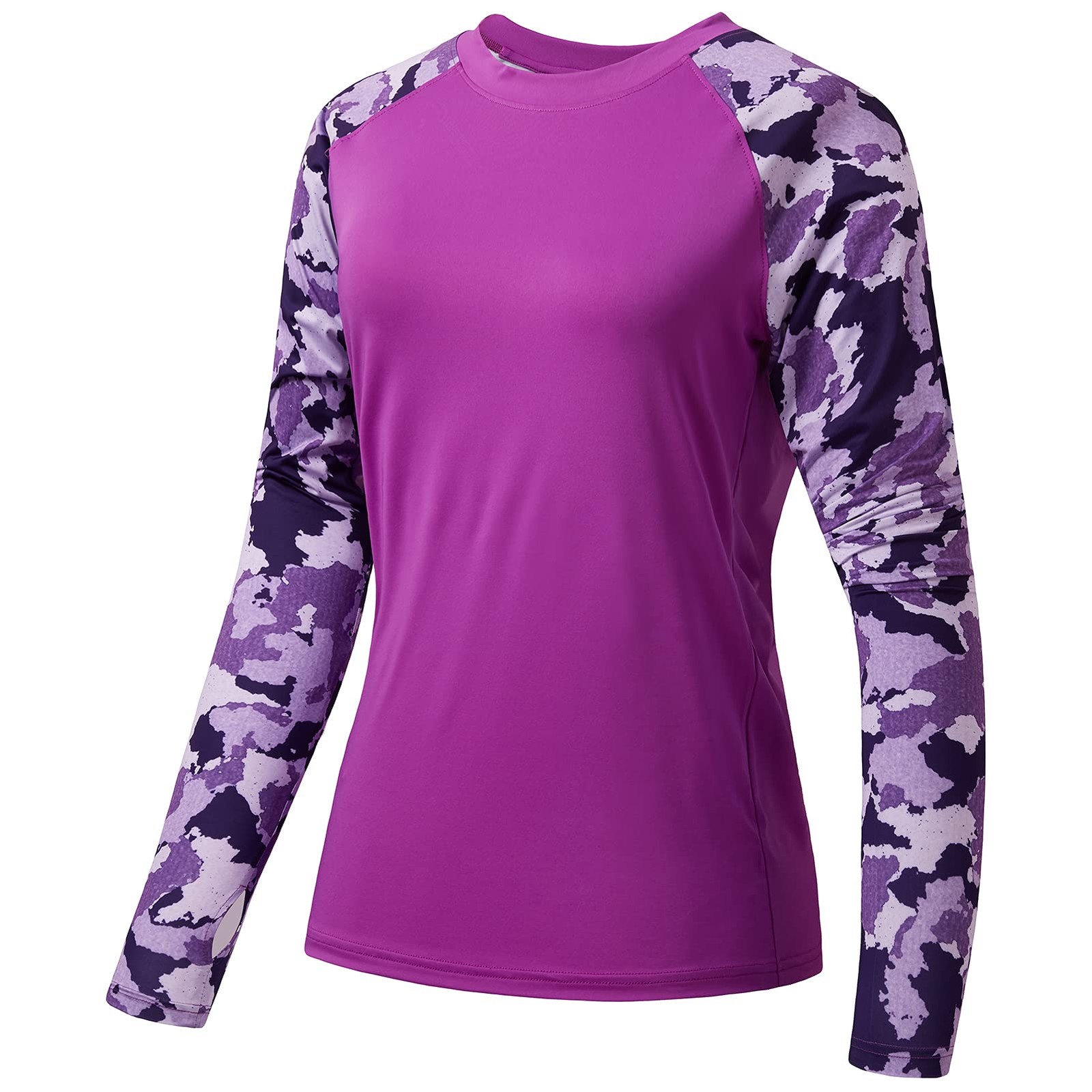 Women’s UPF 50+ UV Sun Protection T-Shirt Long Sleeve Fishing Hiking Performa…