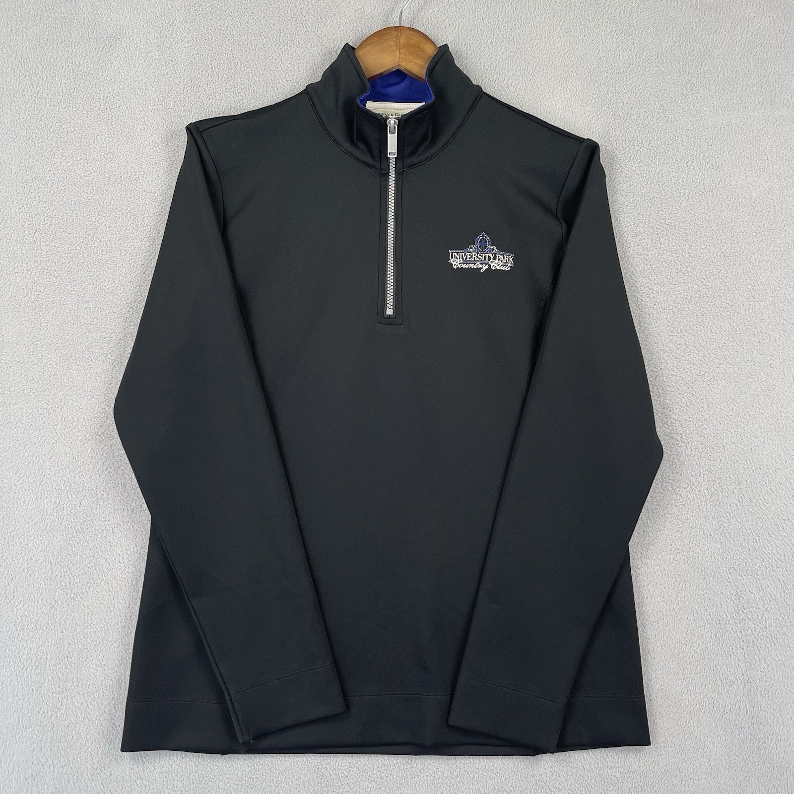 Fairway Green 1/4 Zip Women’s Large Black University Park Country Club Golf