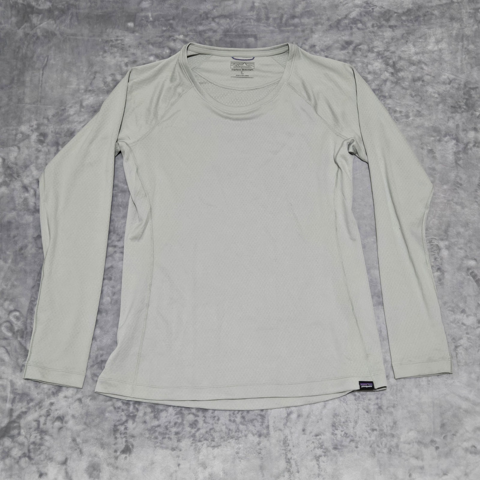 Patagonia Women’s Long-sleeve Capilene Technical Base Layer Top Size Large Gray