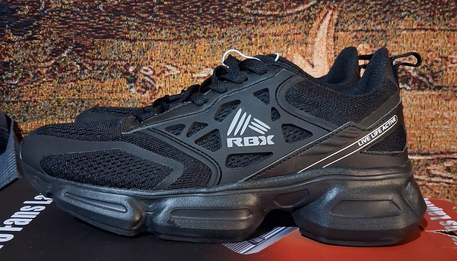 rbx womens activewear shoes black/ size 7/ brand new (excellent condition)