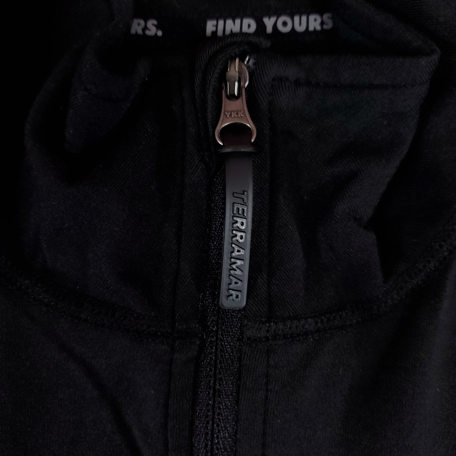 Terramar Womens Large 2.0 Cloud Nine Half Zip Base Layer Top Pullover Black