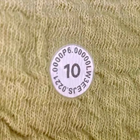 Lululemon Textured Crewneck Pullover 10 Cropped Balloon Sleeve W3EEJS Athleisure