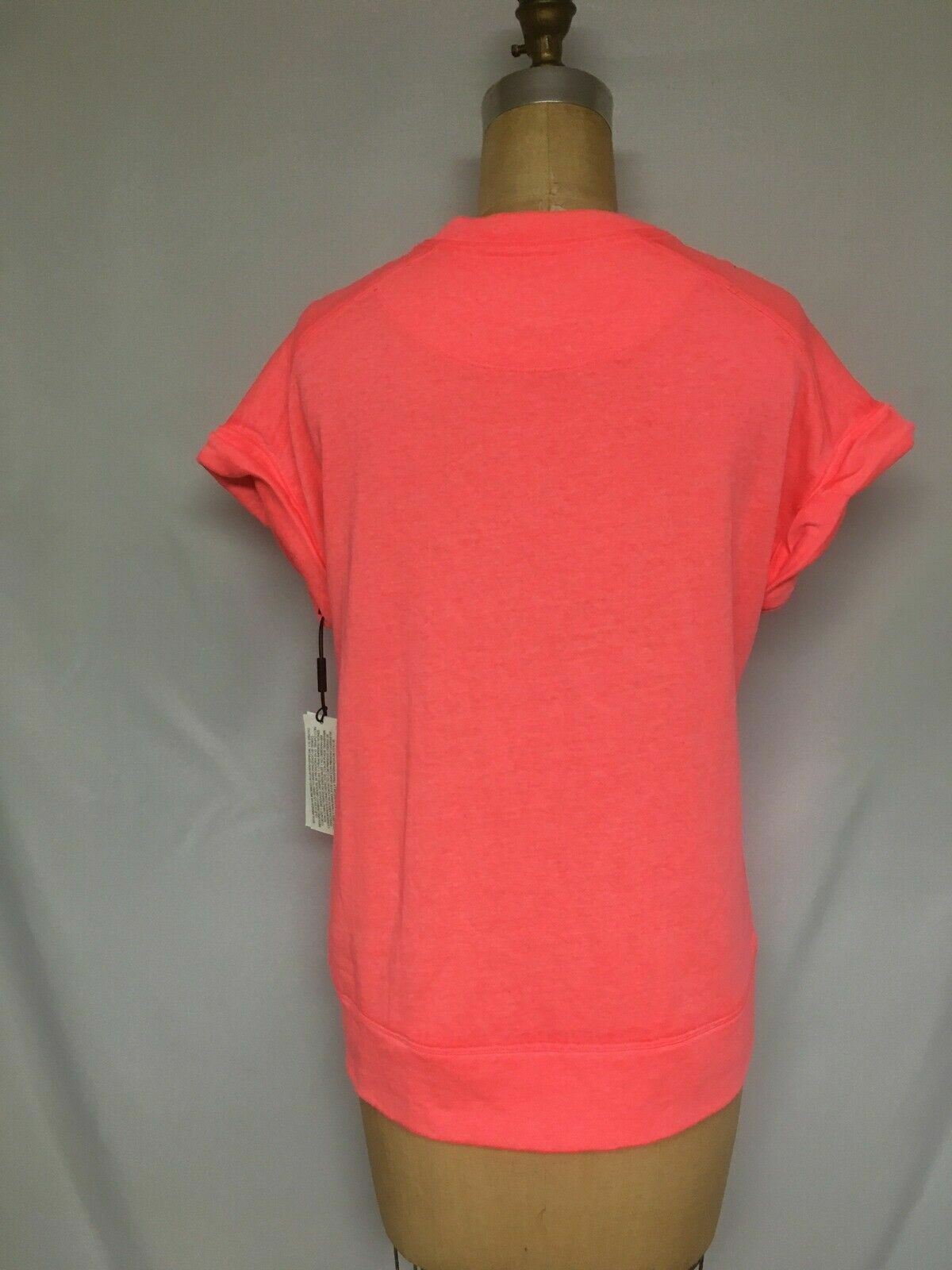 Calvin Klein Performance Asymmetrical T-Shirt PF9T2257 Pink NWT $49