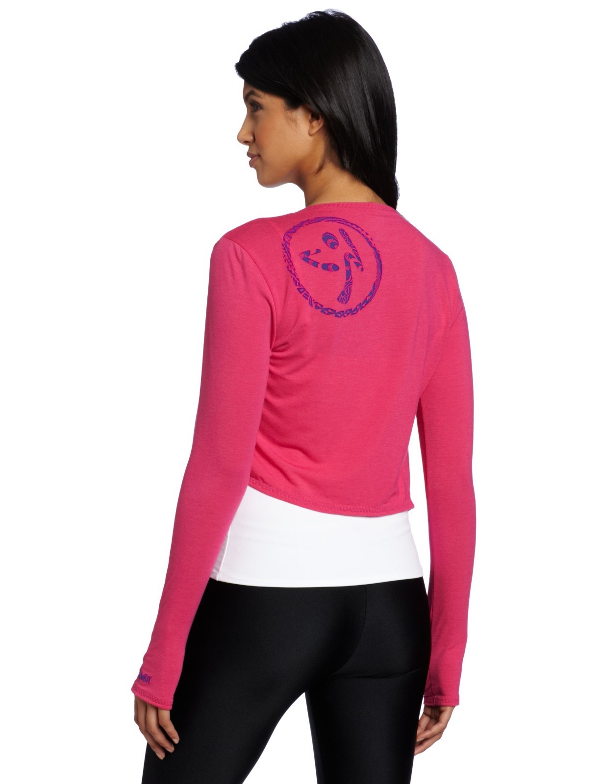 Zumba Fitness Pink Cozy Cropped Wrap