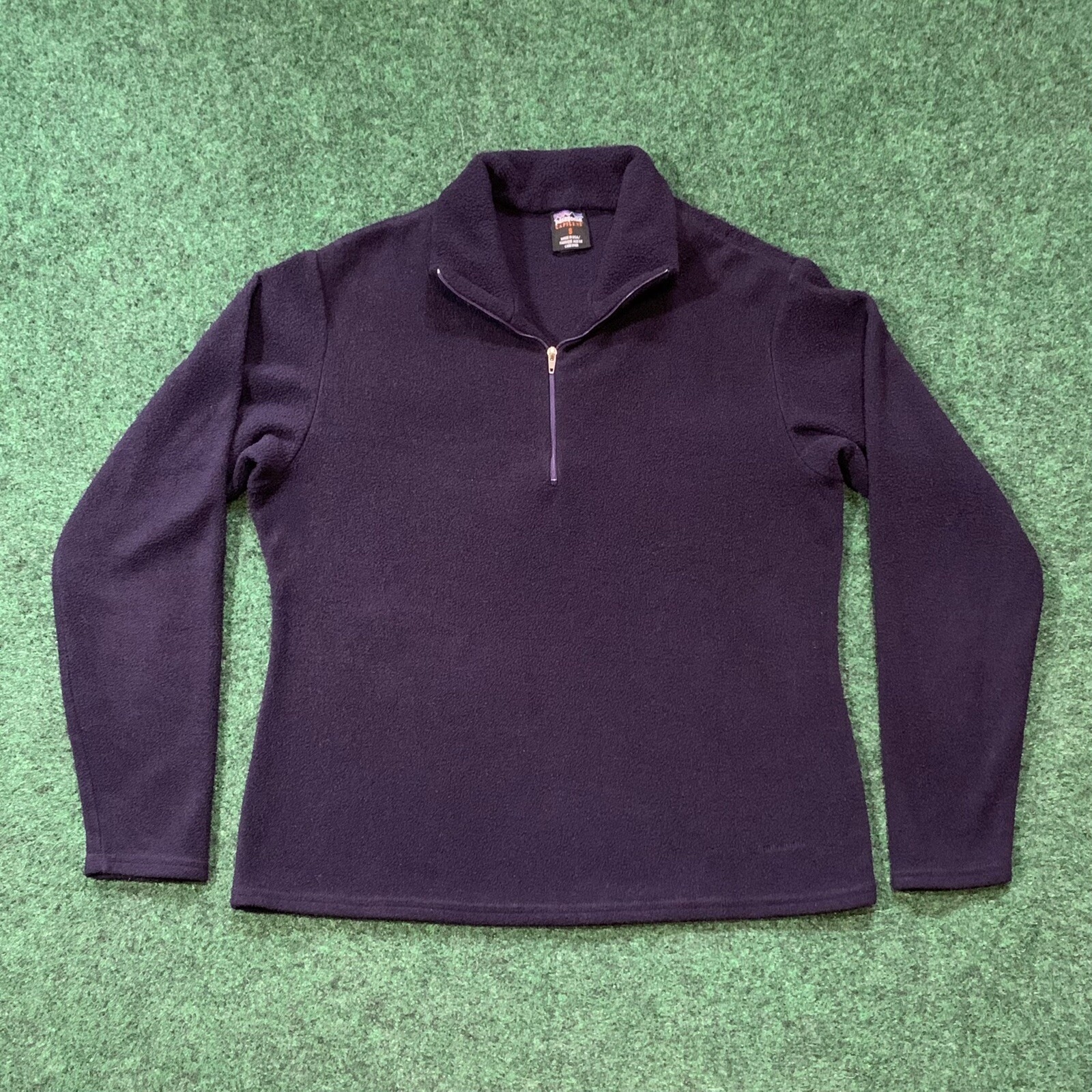 Vintage Patagonia Capilene 1/4 Zip Fleece Pullover Women’s Small Purple 90s USA