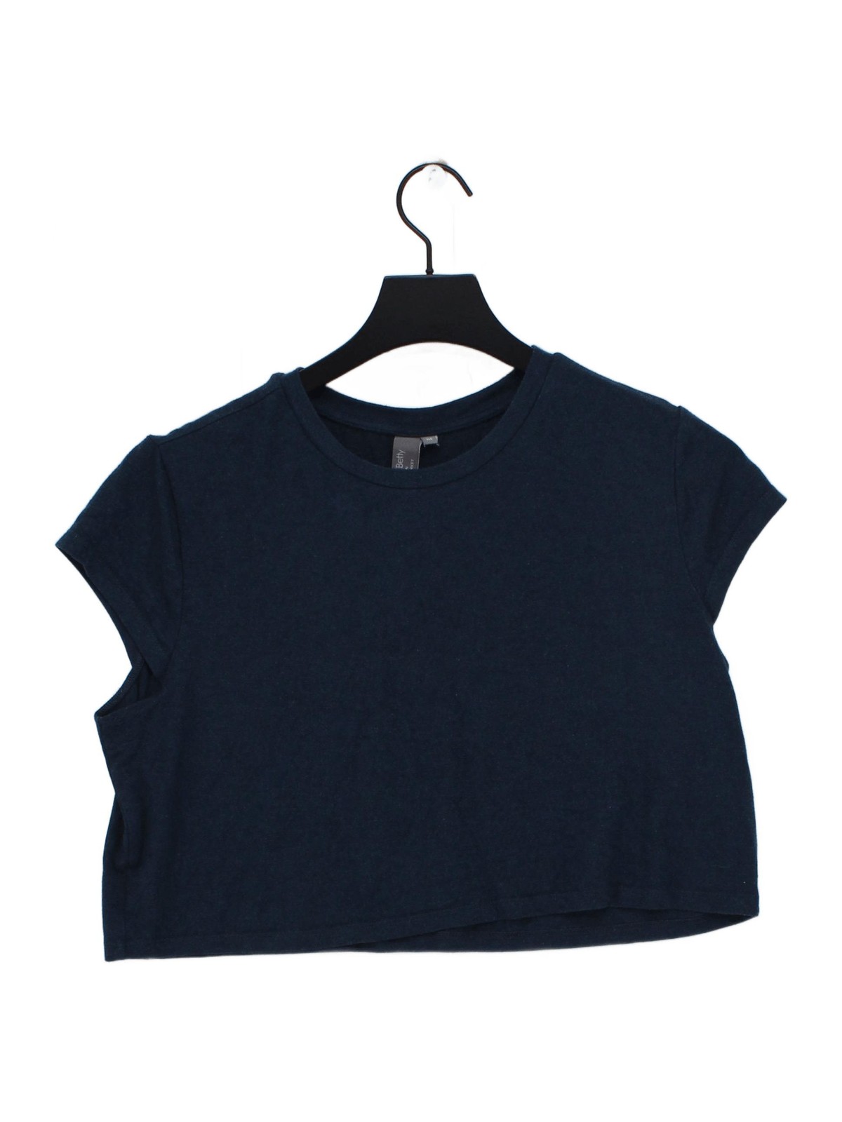 Sweaty Betty Women’s T-Shirt M Blue Viscose with Polyester, Elastane Basic