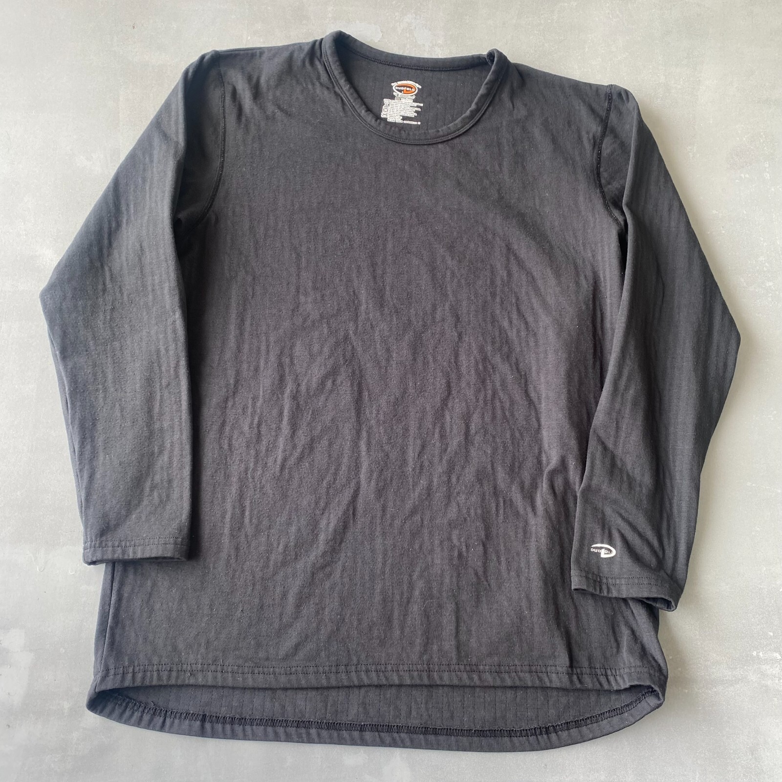 Duofold Champion Shirt Womens 2XL Black Base Layer Outdoor Long Sleeve